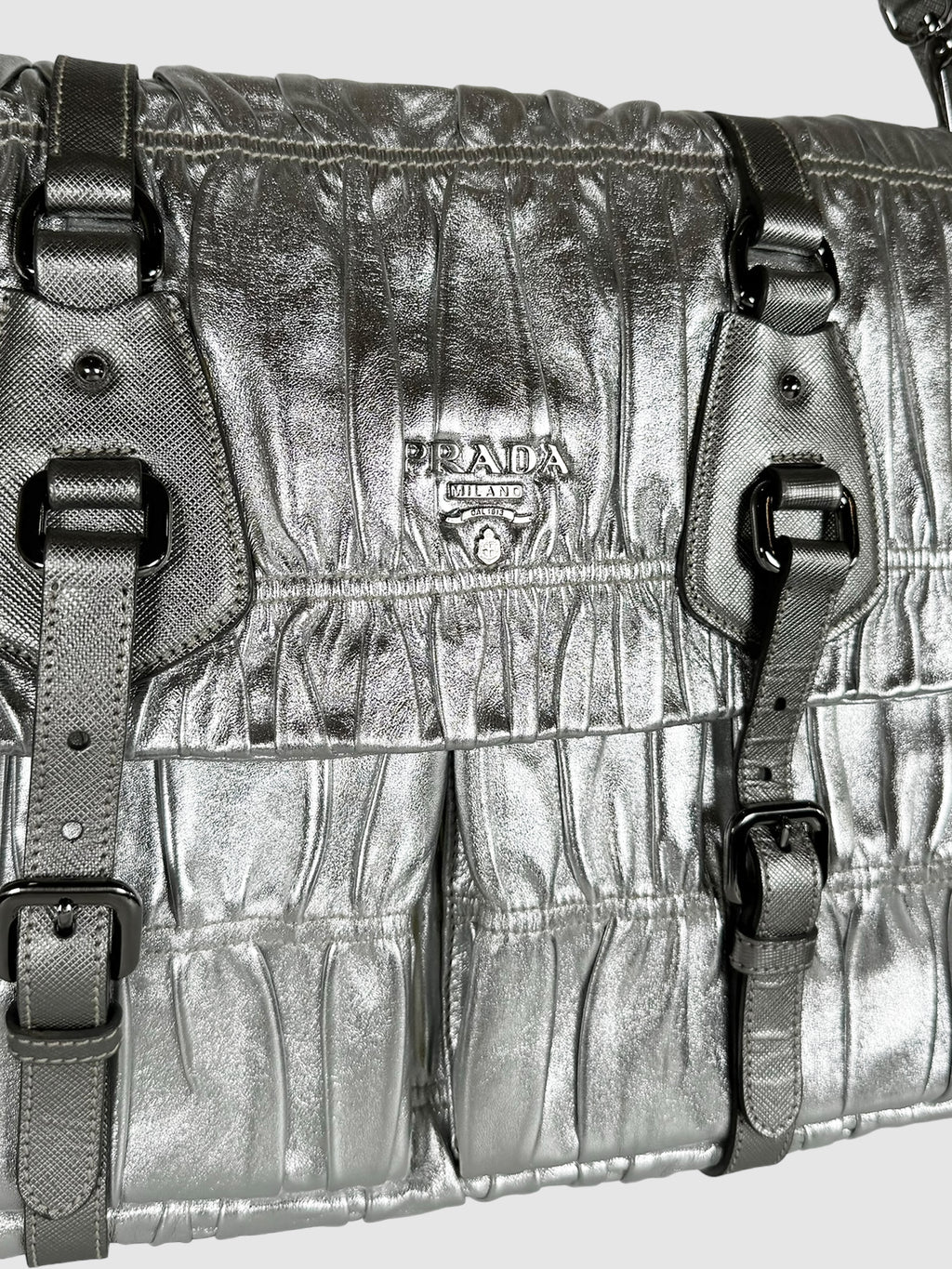 2007 Nappa Dressy Gaufre Argento