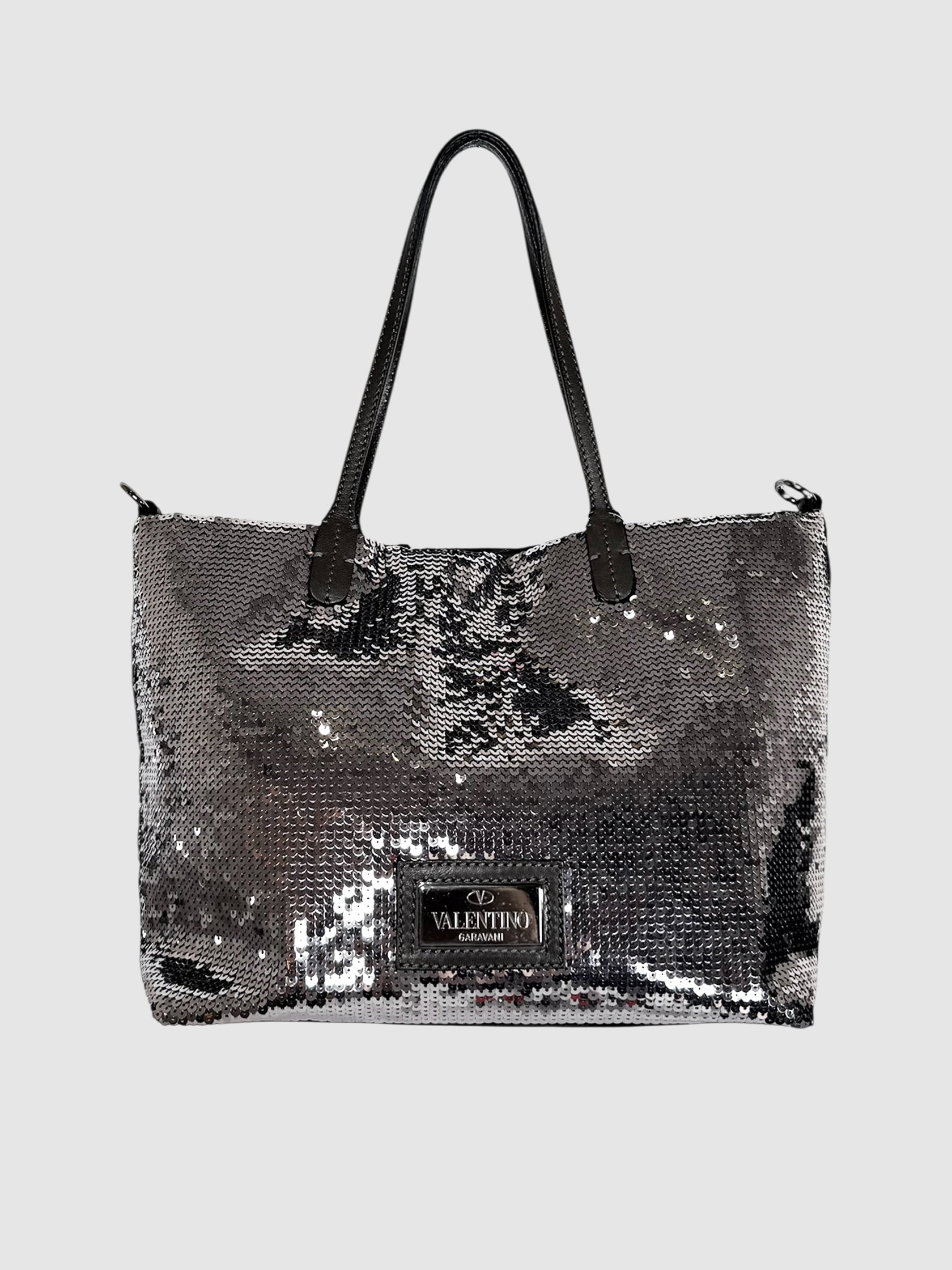 Sequin Rosette Tote