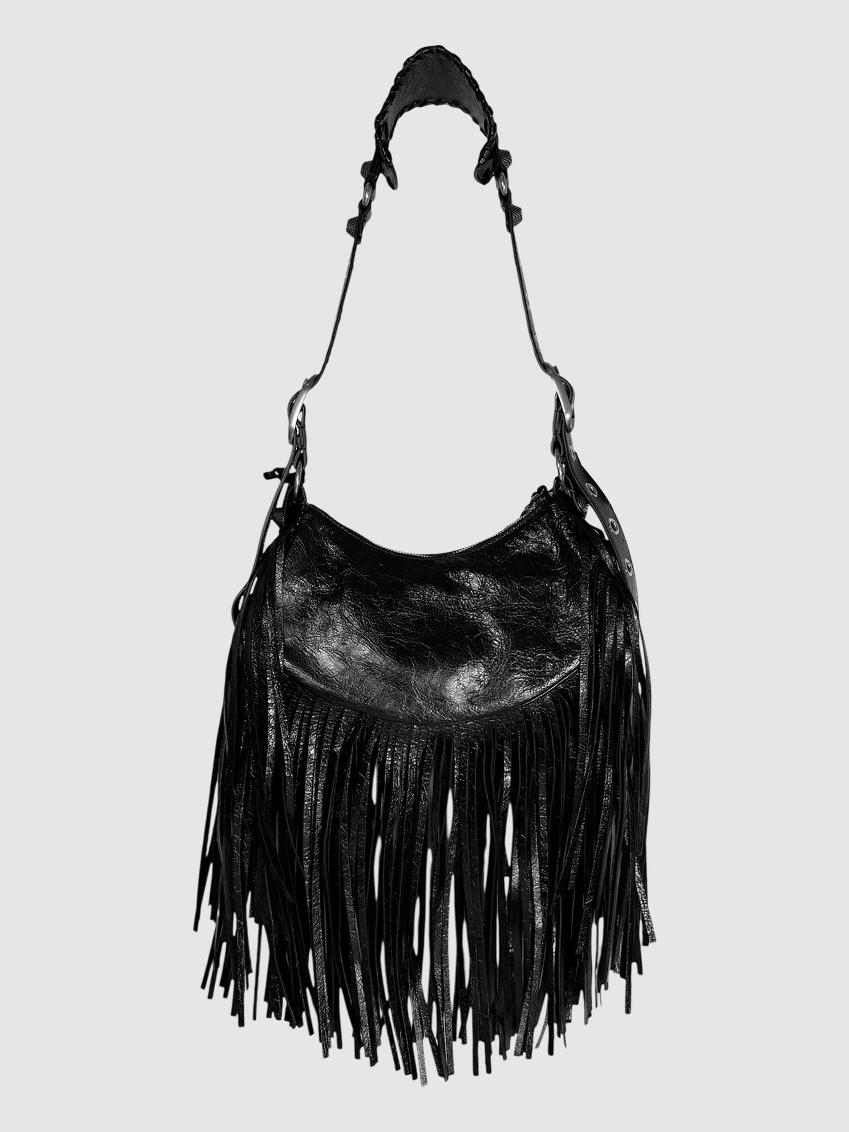 Le Cagole Fringe Shoulder Bag
