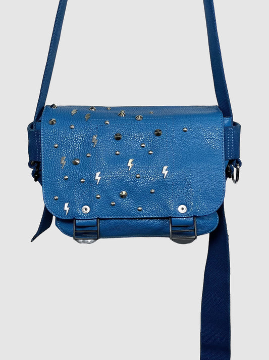 Marc Jacobs Nylon Blue Monday Crossbody Bag. Made in Vietnam.