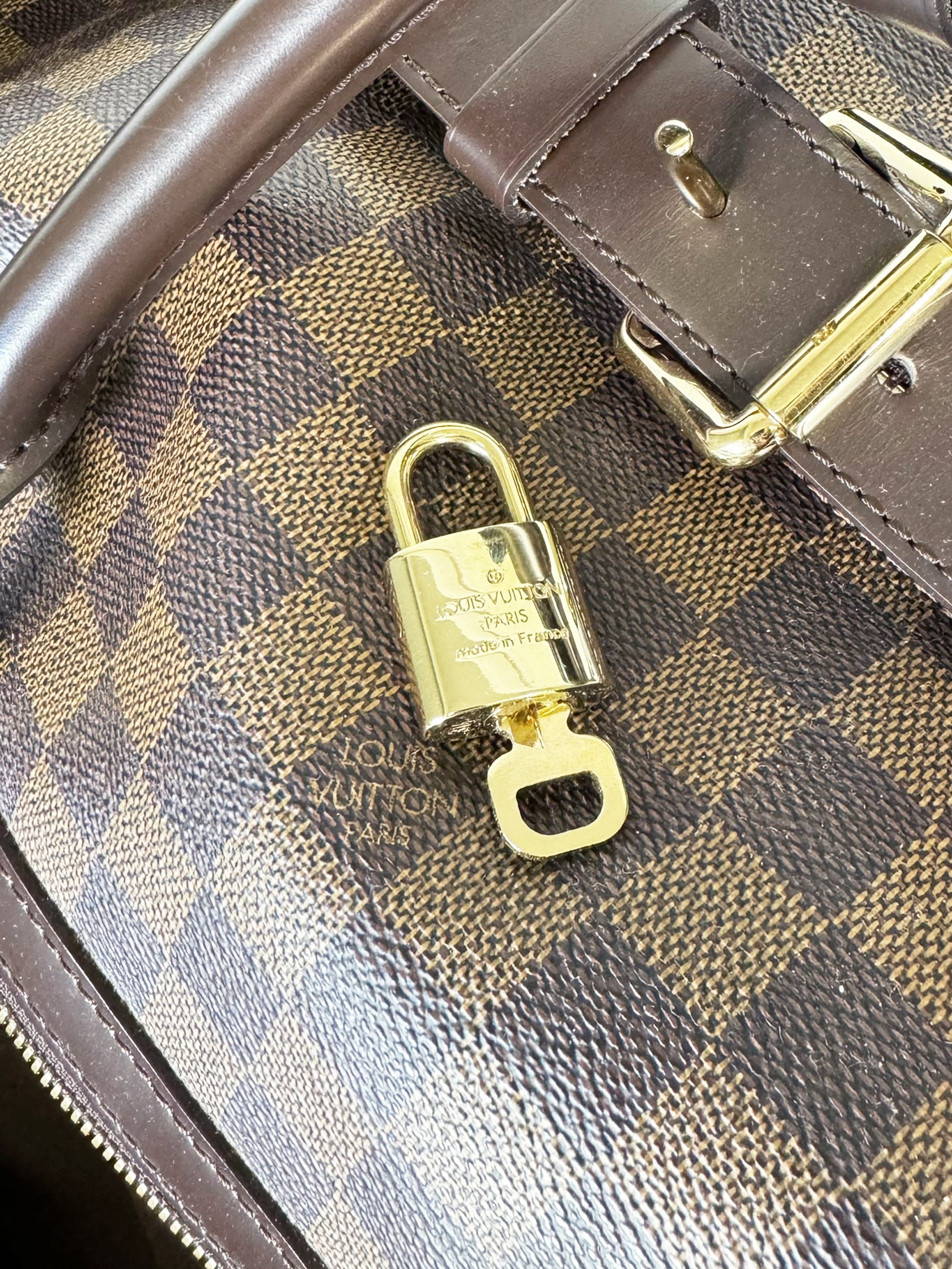 Louis Vuitton Damier Ebene Eole 50 Suitcase Designer Luxury Secondhand Consignment