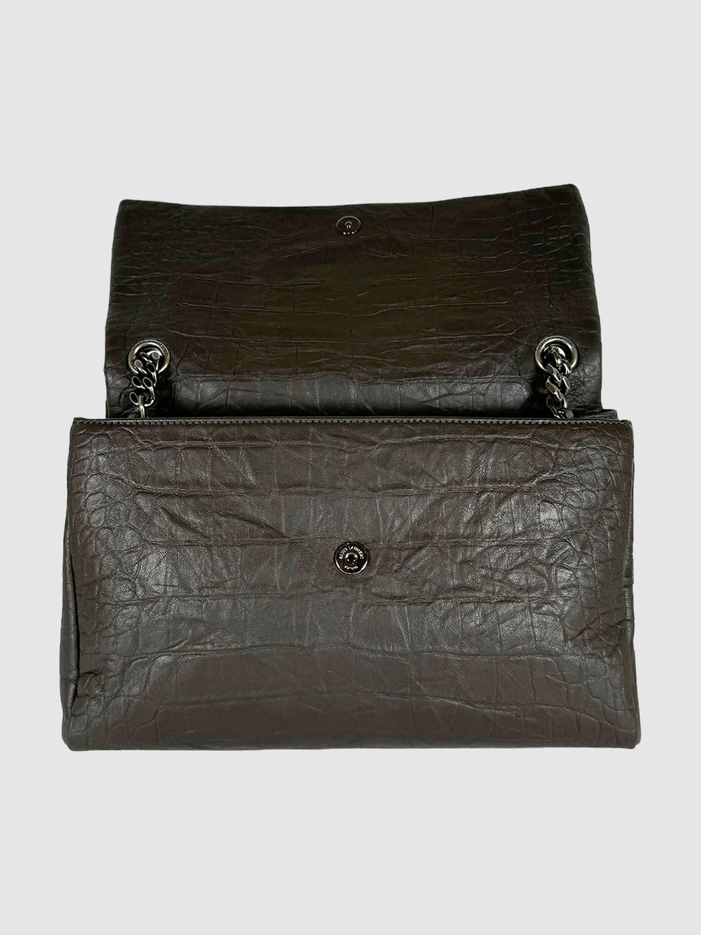 Medium Croc Embossed West Hollywood Bag