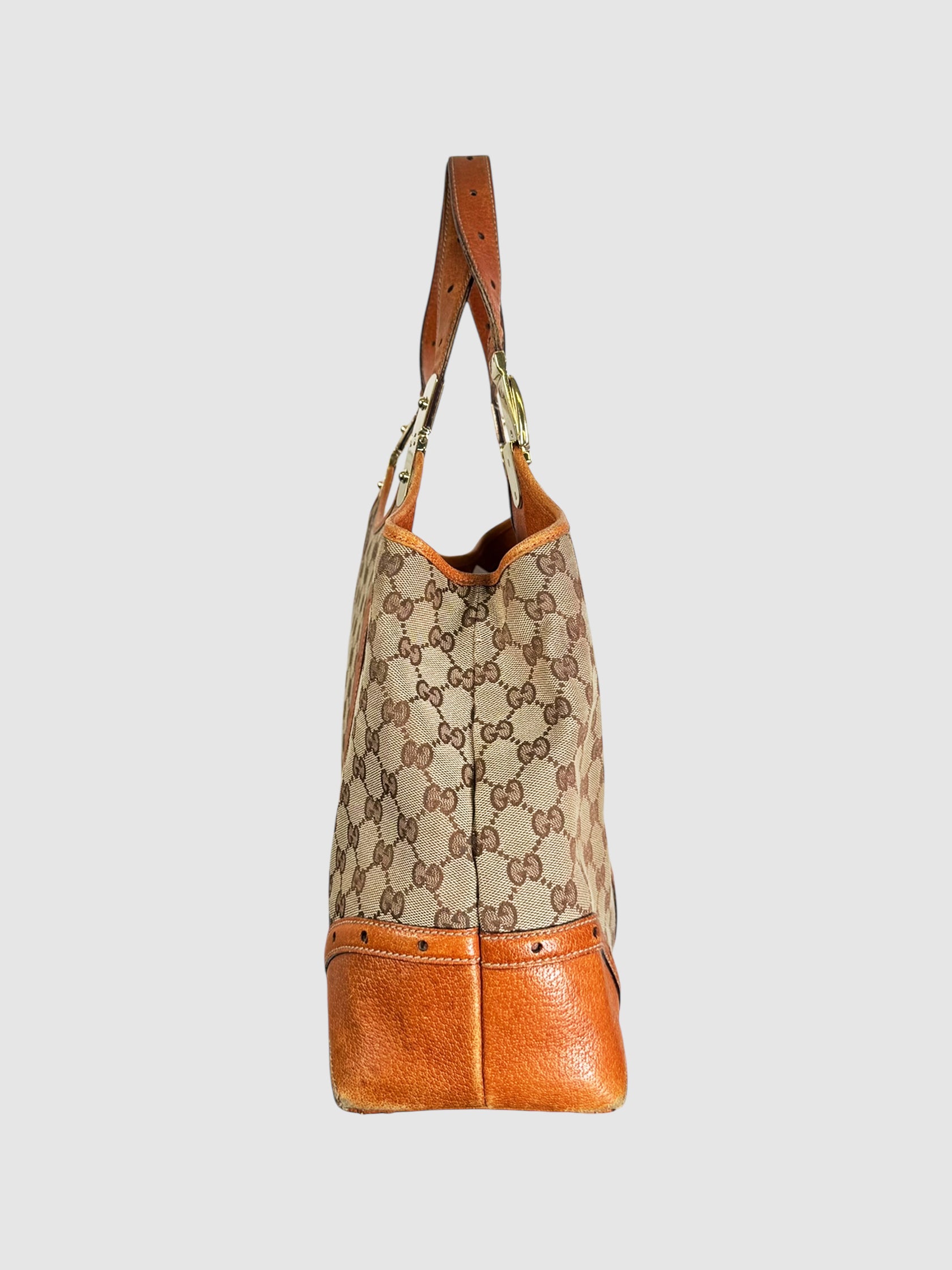 Large Horsebit Glam Shoulder Bag