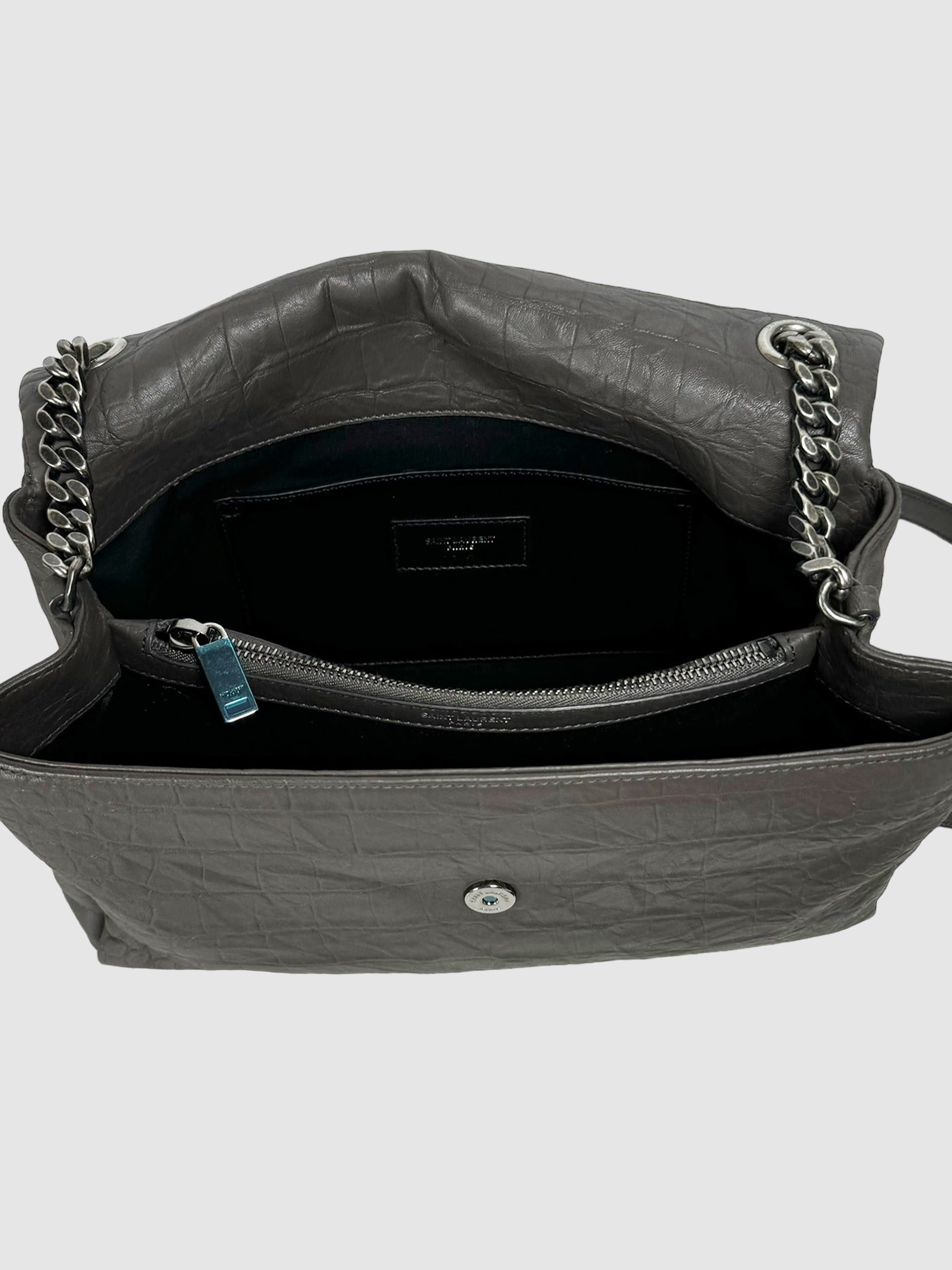 Medium Croc Embossed West Hollywood Bag