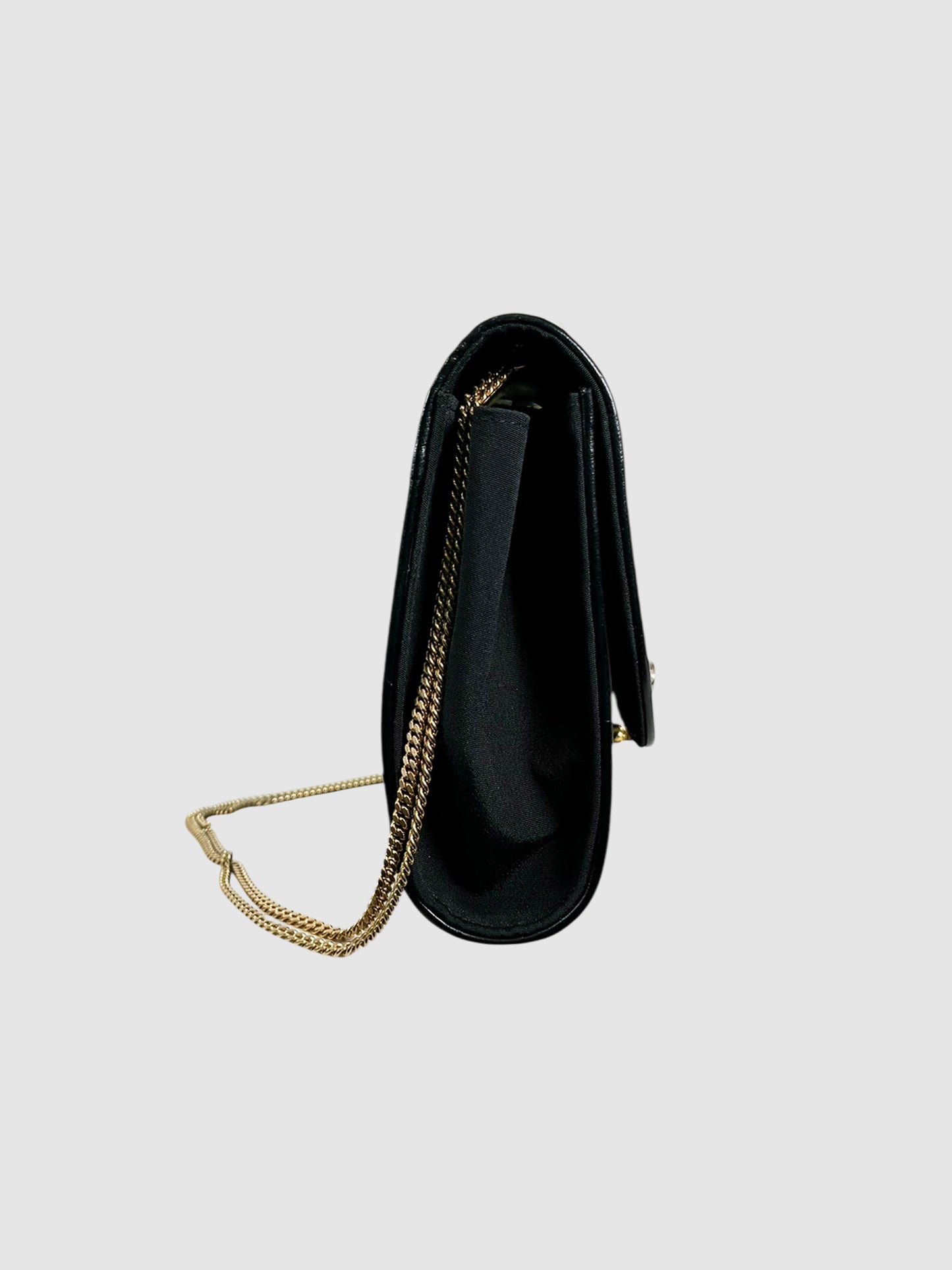 1980s Nylon Envelope Clutch Crossbody Bag