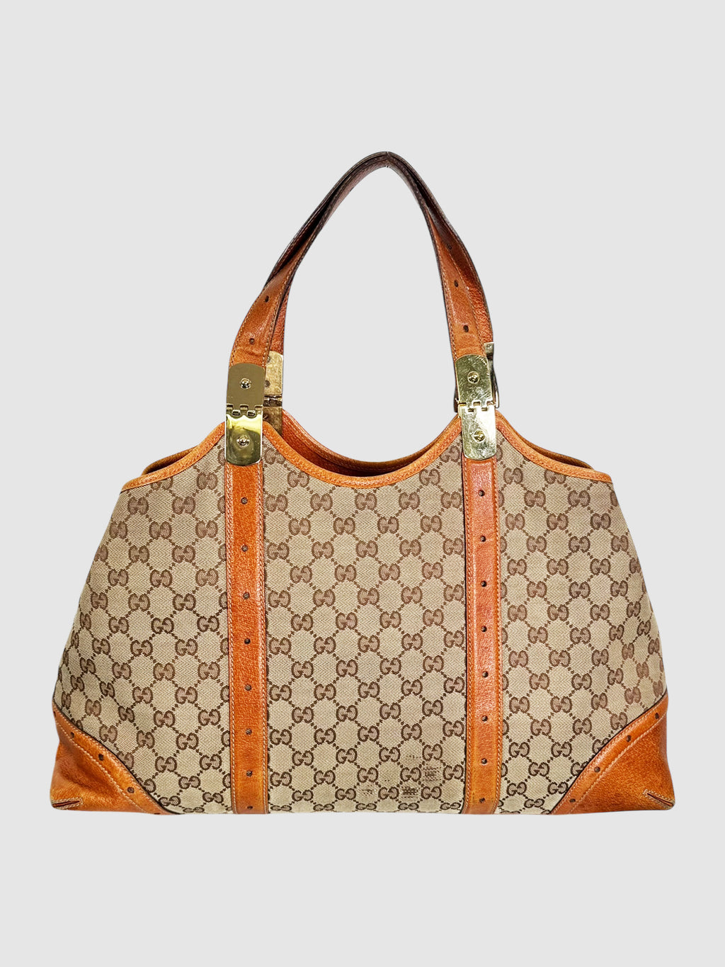 Large Horsebit Glam Shoulder Bag