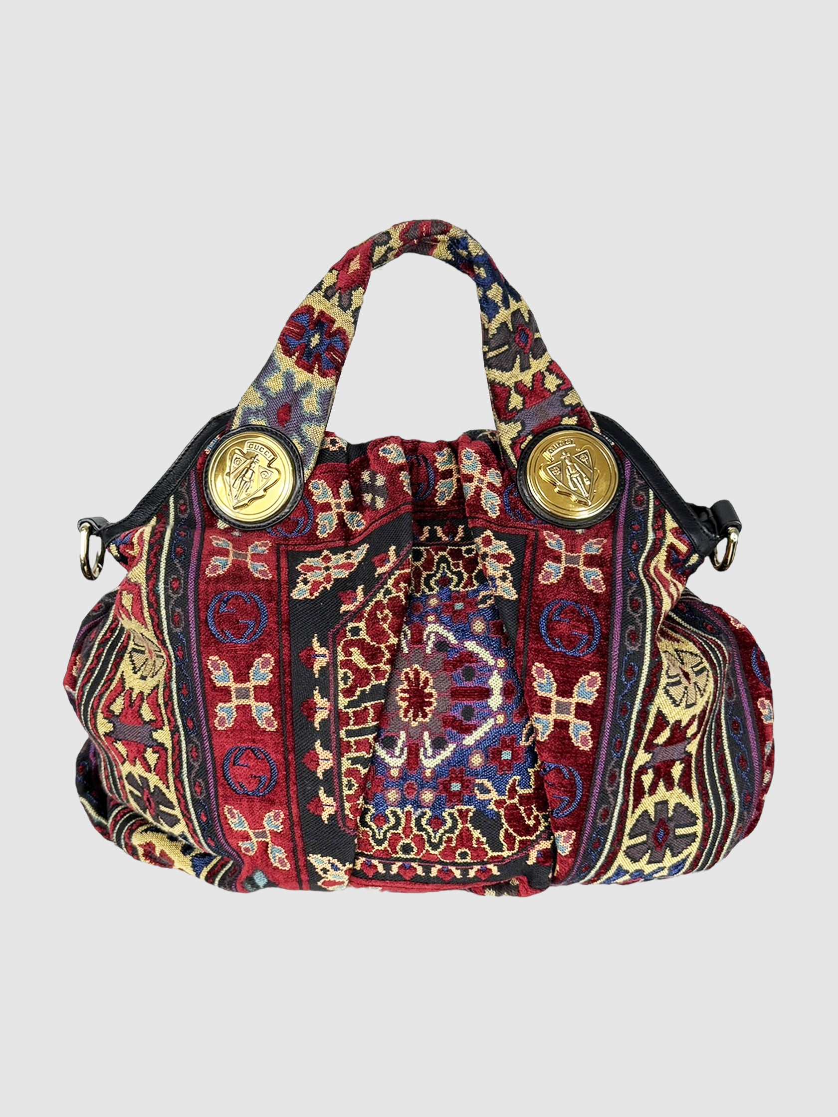 Hysteria Convertible Tapestry Handbag