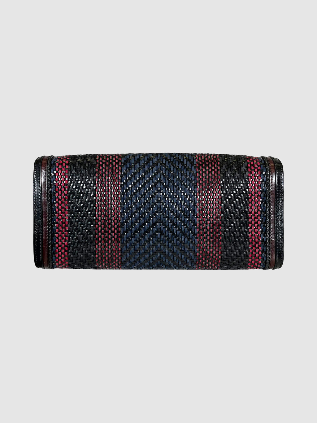 Woven Leather Clutch