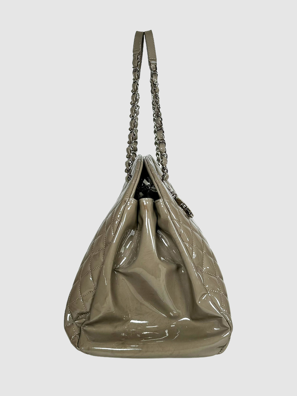 2012 Large Just Mademoiselle Patent Leather Bowling Bag