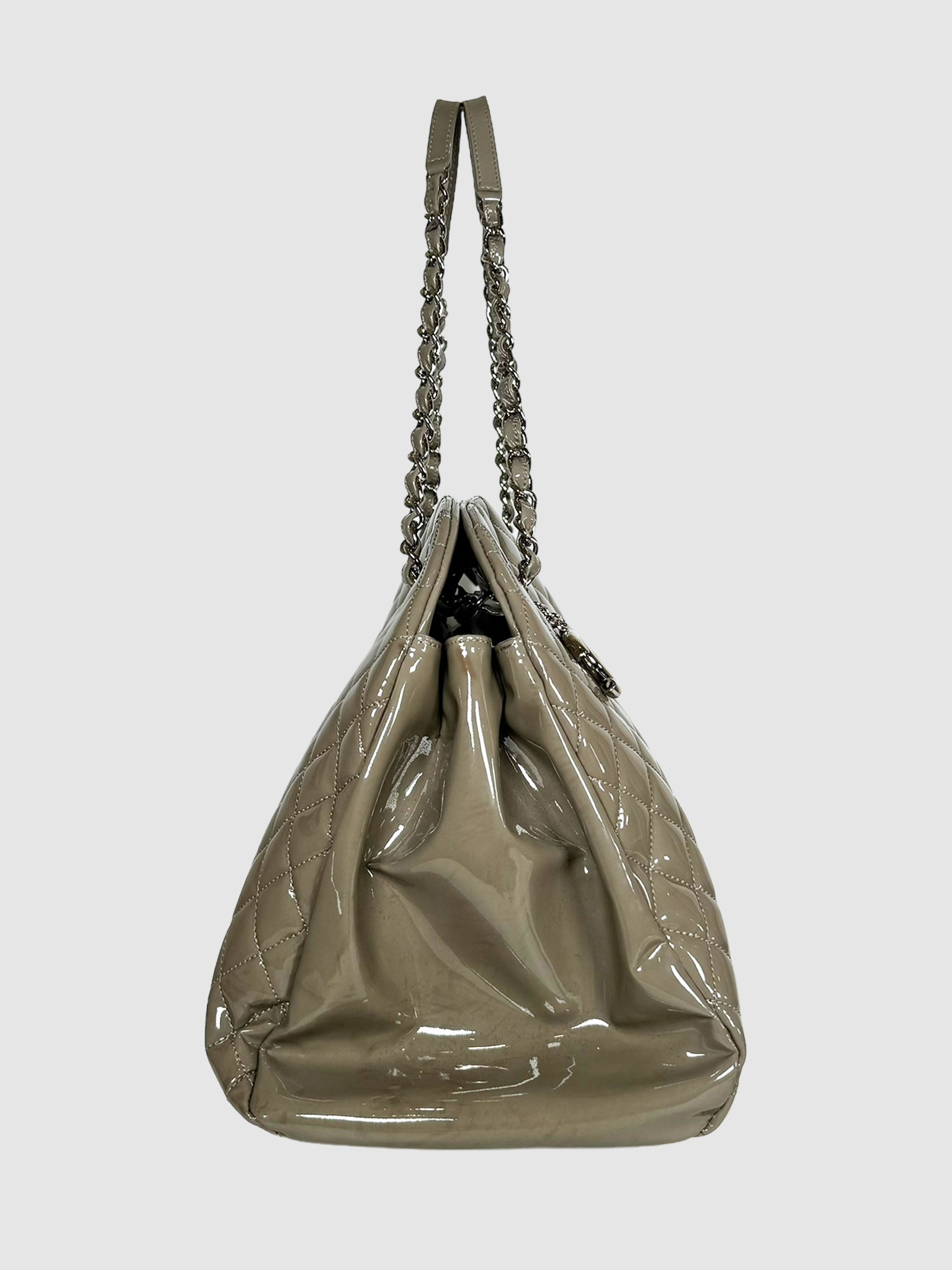 2012 Large Just Mademoiselle Patent Leather Bowling Bag