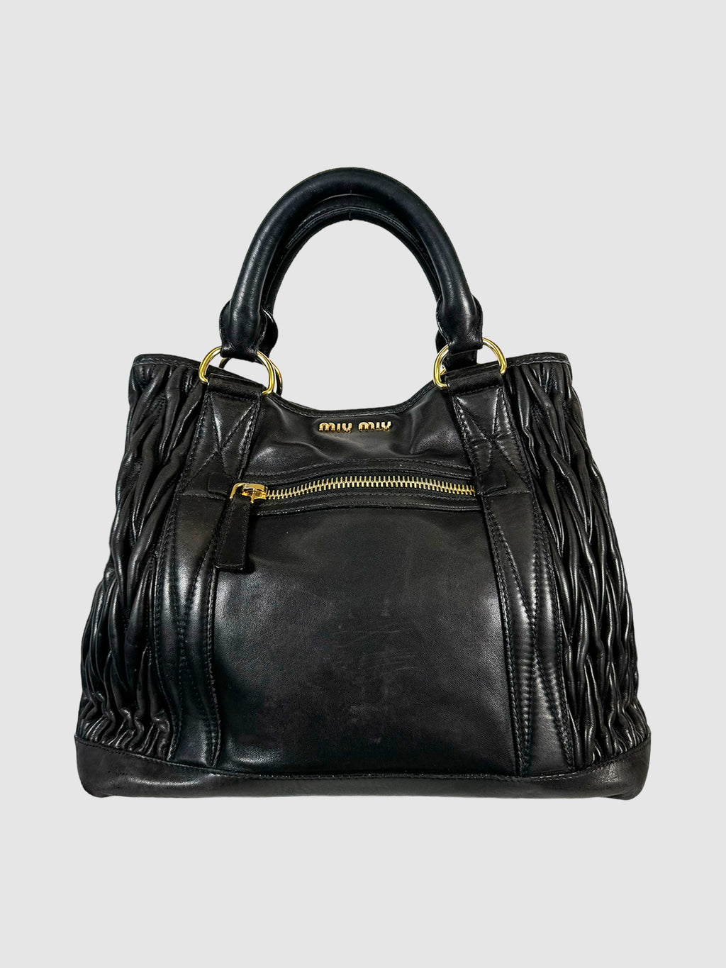 Matelassé Leather Handbag