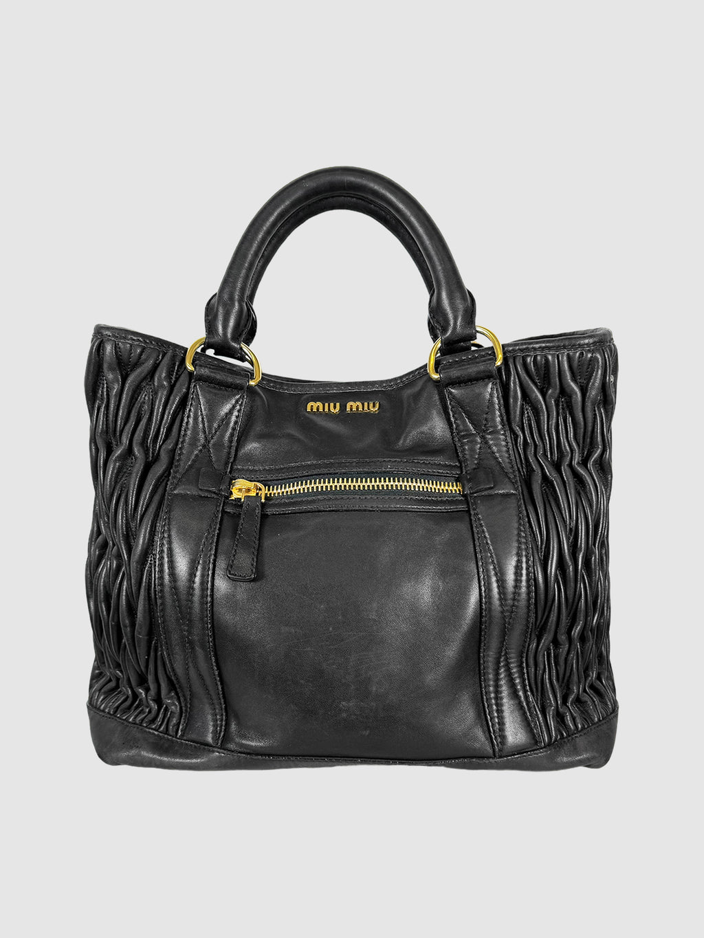 Matelassé Leather Handbag