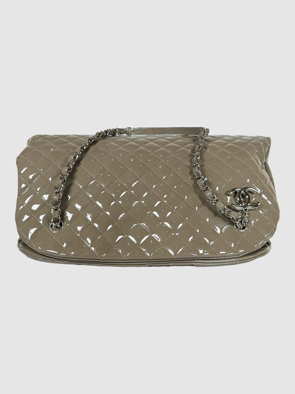 2012 Large Just Mademoiselle Patent Leather Bowling Bag