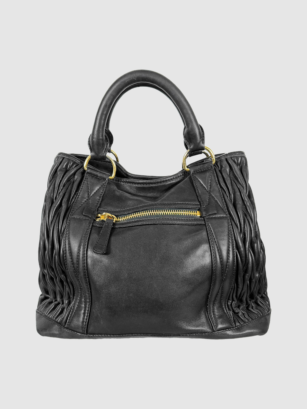 Matelassé Leather Handbag