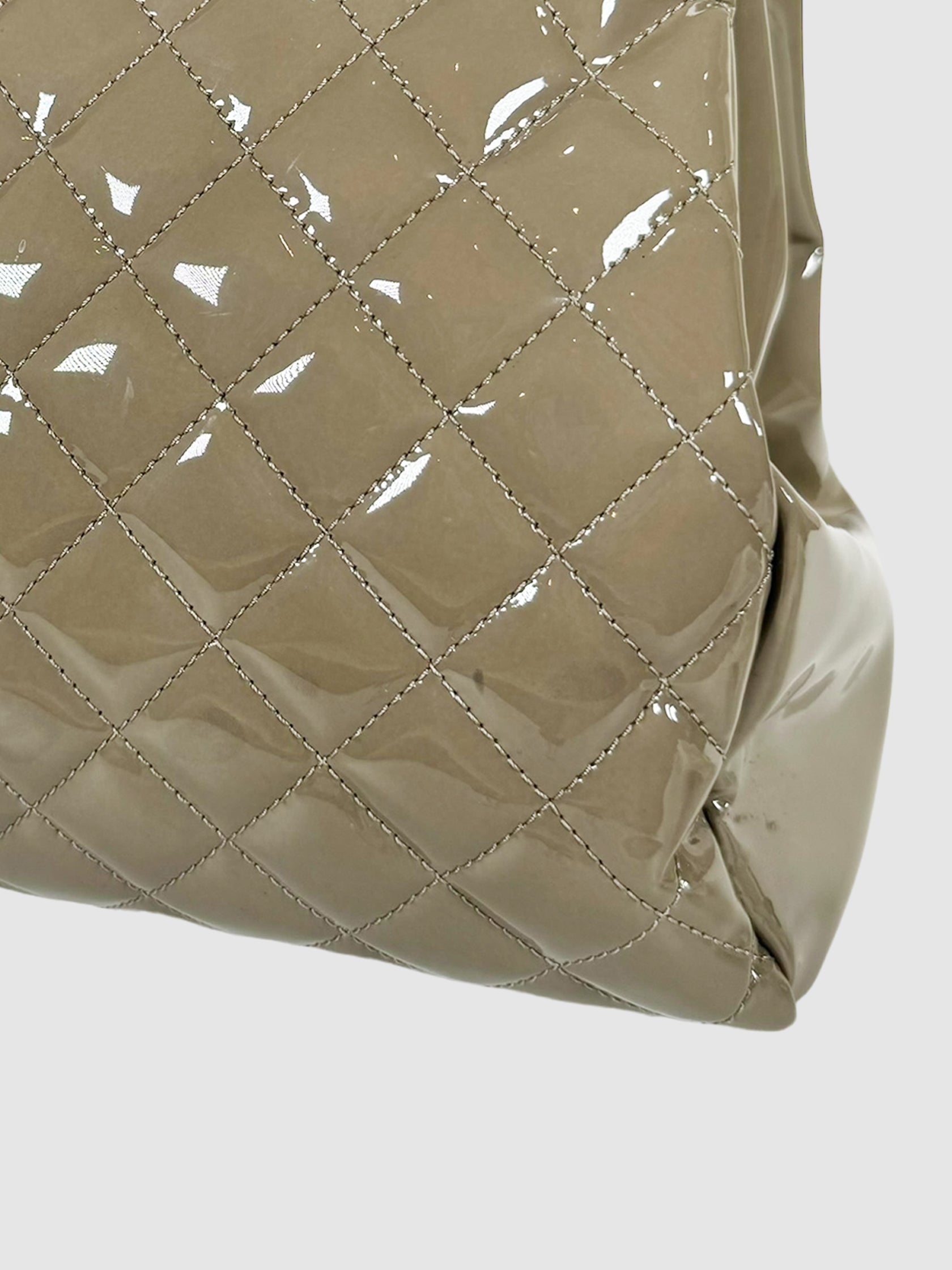 2012 Large Just Mademoiselle Patent Leather Bowling Bag