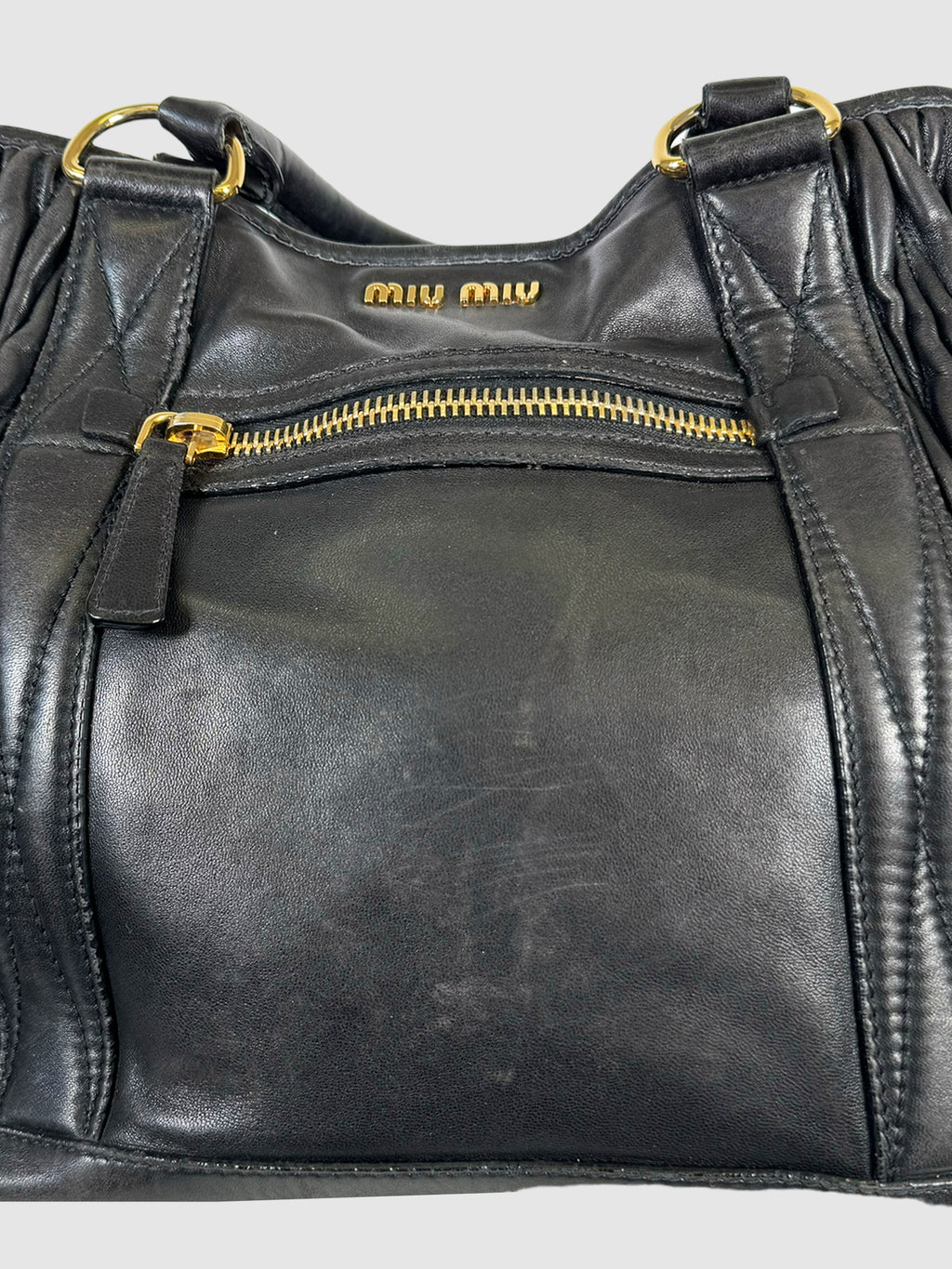 Matelassé Leather Handbag