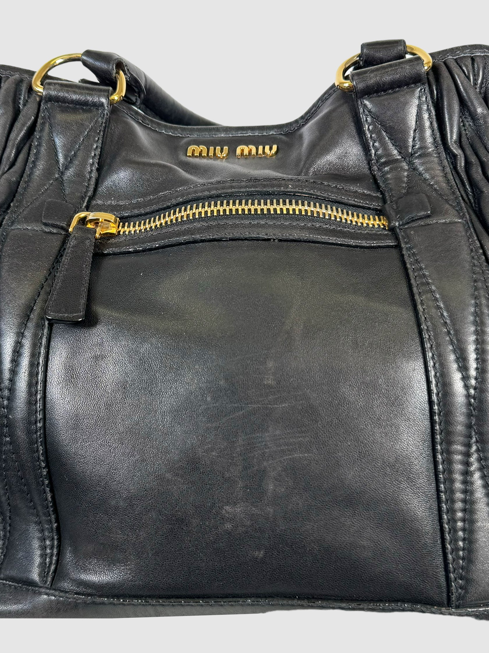 Matelassé Leather Handbag