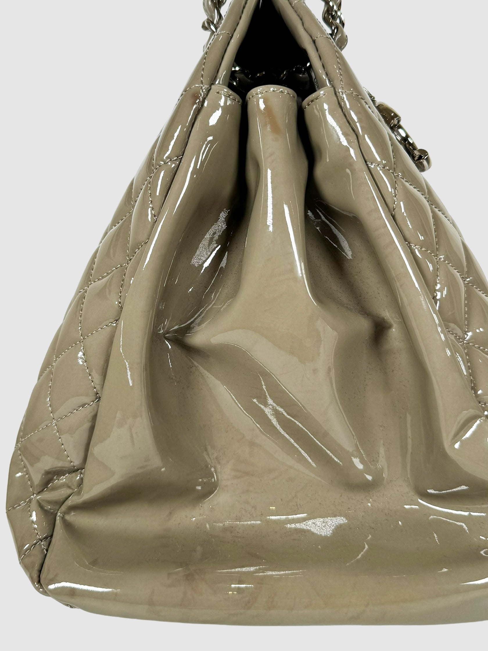 2012 Large Just Mademoiselle Patent Leather Bowling Bag