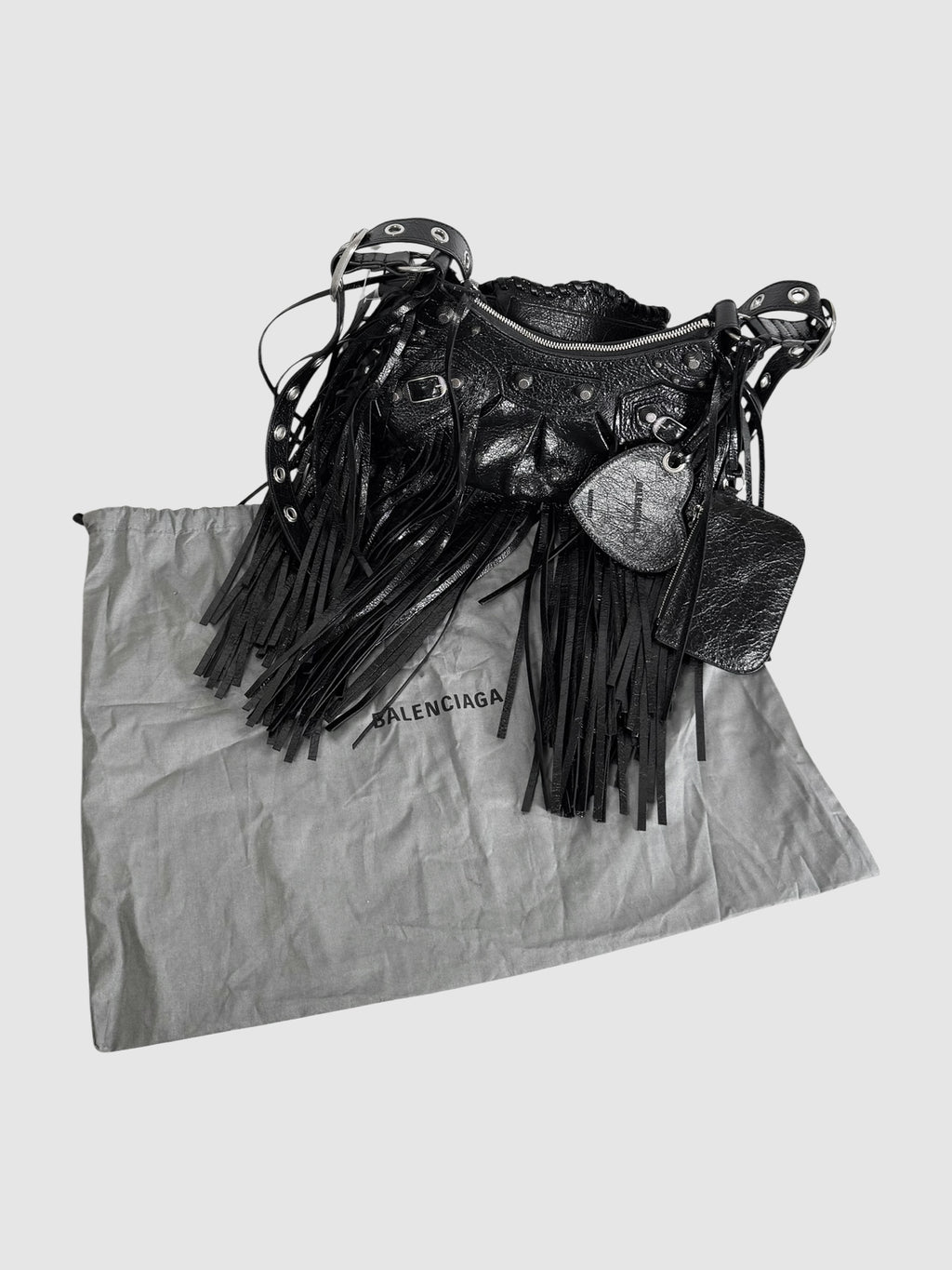 Le Cagole Fringe Shoulder Bag