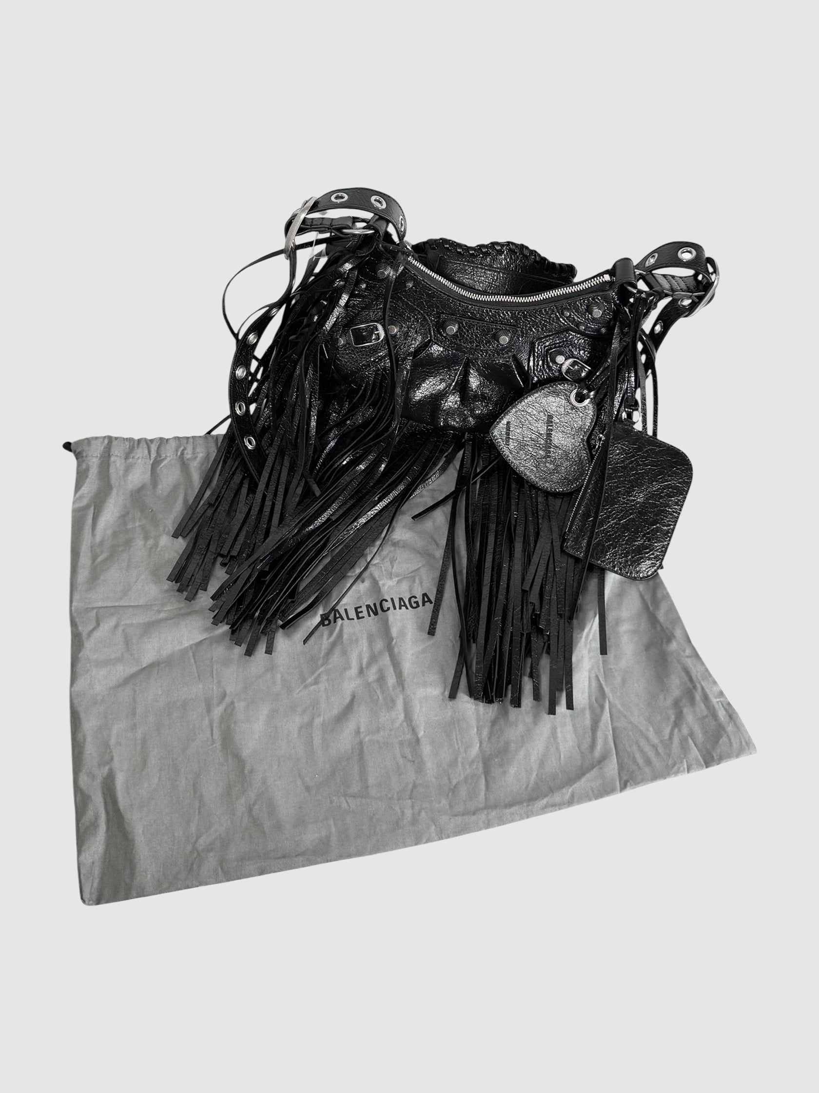 Le Cagole Fringe Shoulder Bag
