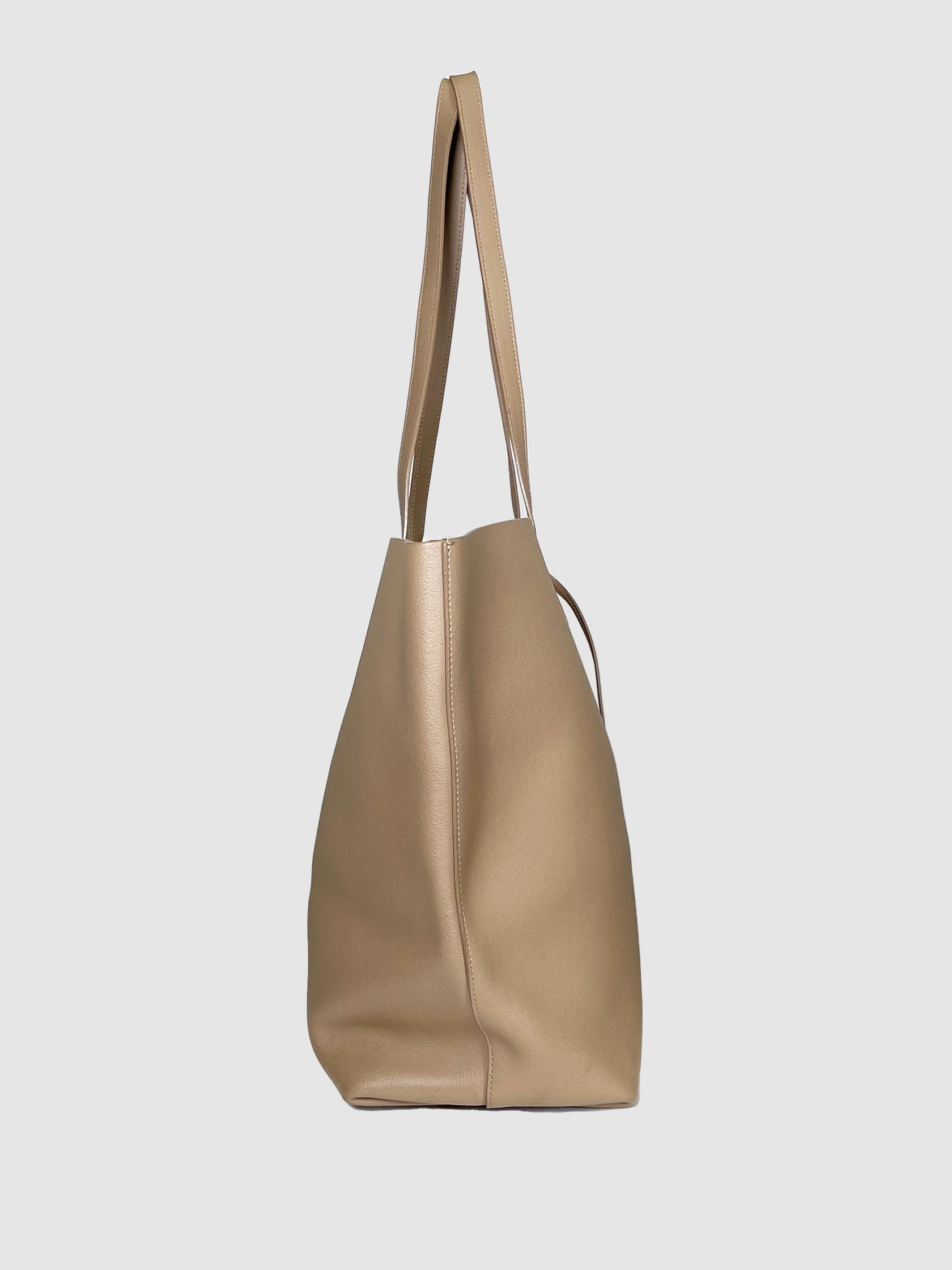 East West Shopping Leather Tote