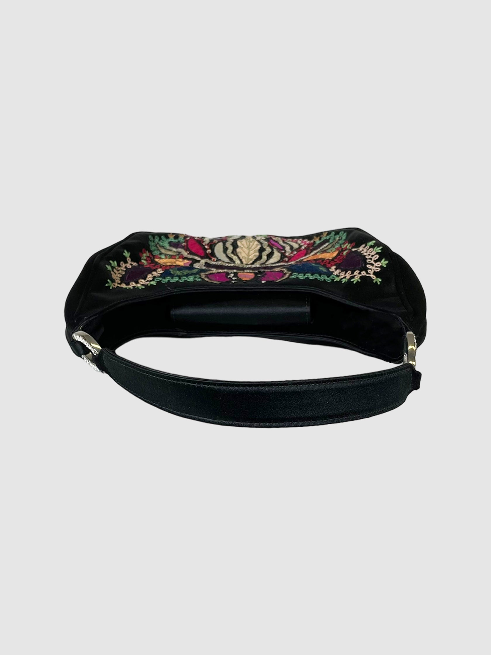 Small Satin Embellished Handbag