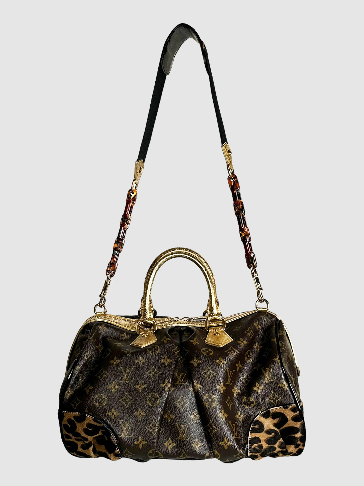 Louis Vuitton x Stephen Sprouse 2006 Monogram Leopard Stephen Bag Consignment Secondhand Designer Luxury Resale Toronto Trendy