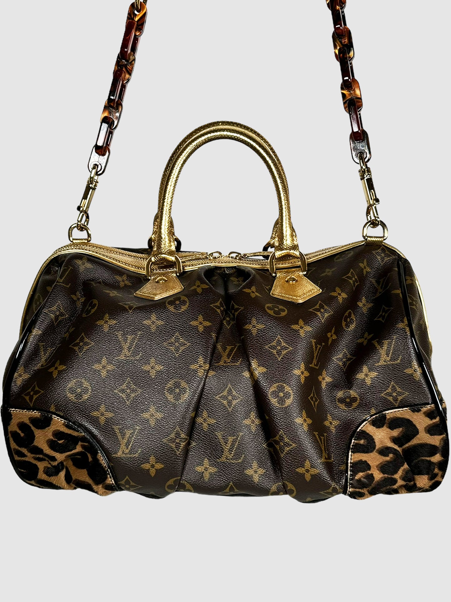 Louis Vuitton x Stephen Sprouse 2006 Monogram Leopard Stephen Bag Consignment Secondhand Designer Luxury Resale Toronto Trendy