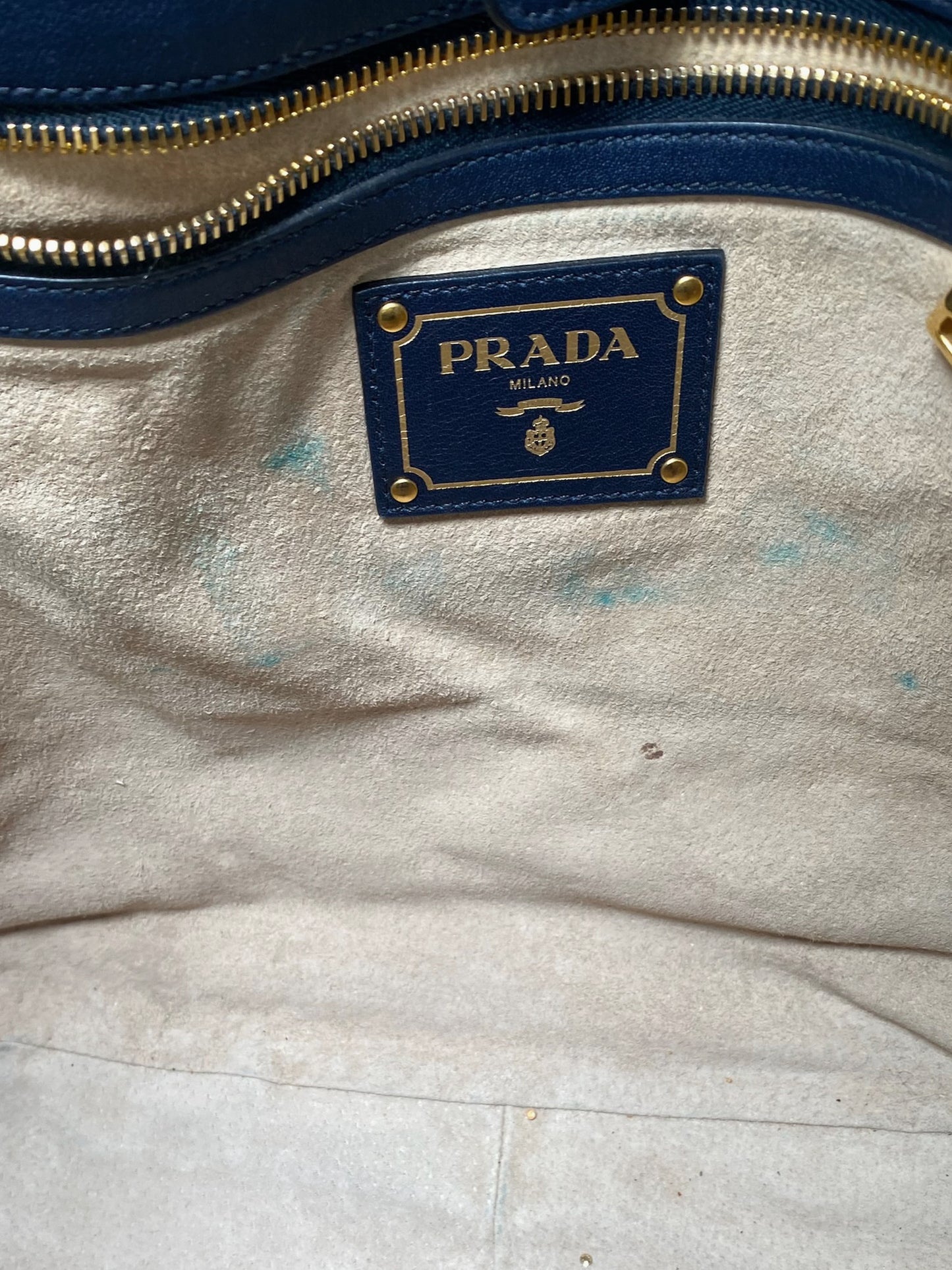 Prada Vitello Daino Bucket Hobo Bag