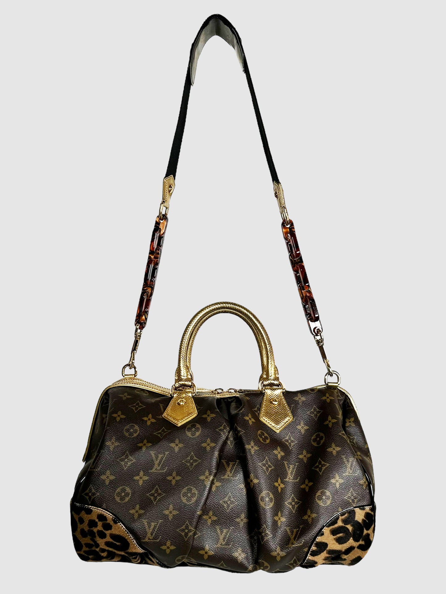 Louis Vuitton x Stephen Sprouse 2006 Monogram Leopard Stephen Bag Consignment Secondhand Designer Luxury Resale Toronto Trendy