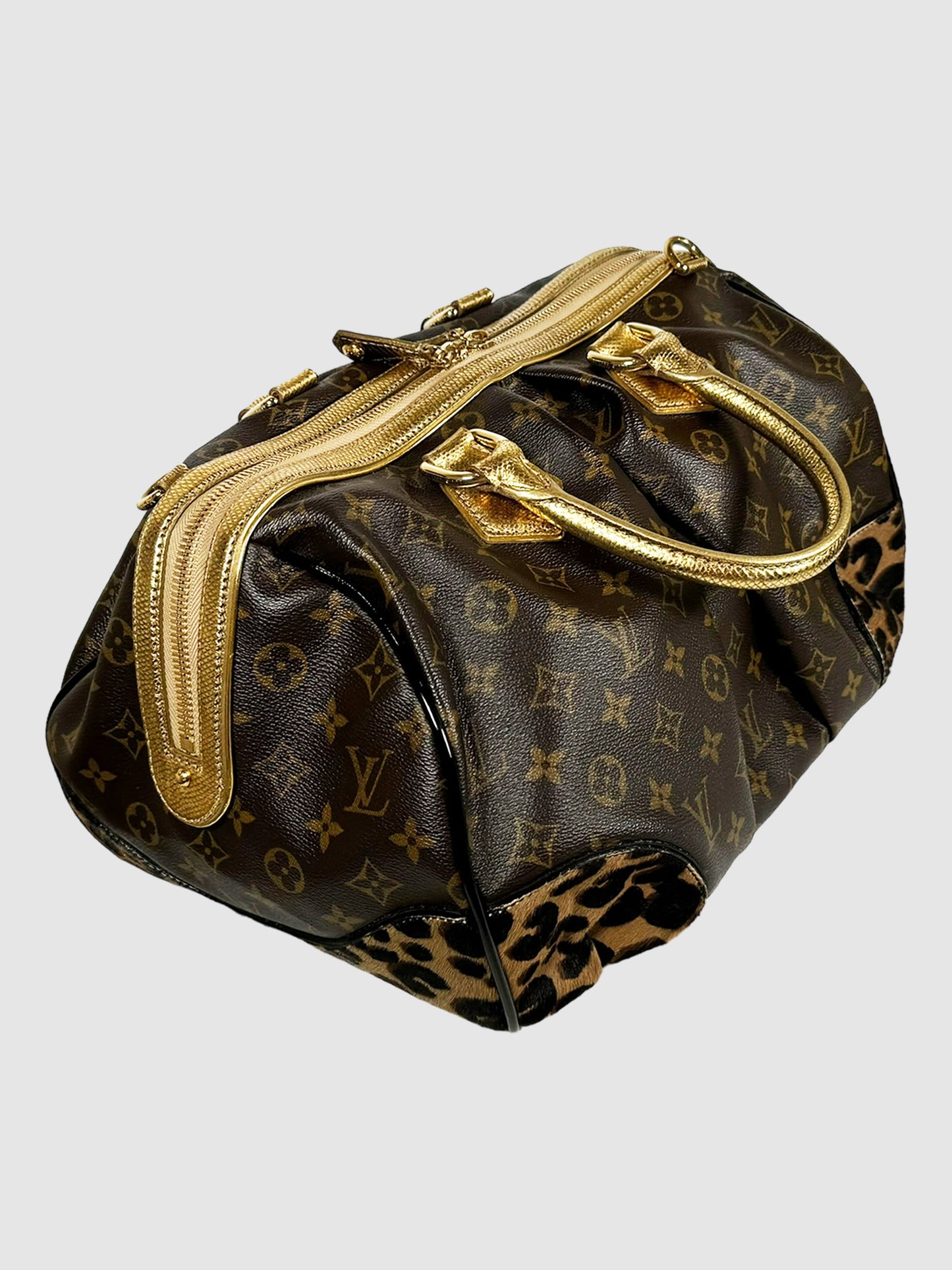 Louis Vuitton x Stephen Sprouse 2006 Monogram Leopard Stephen Bag Consignment Secondhand Designer Luxury Resale Toronto Trendy