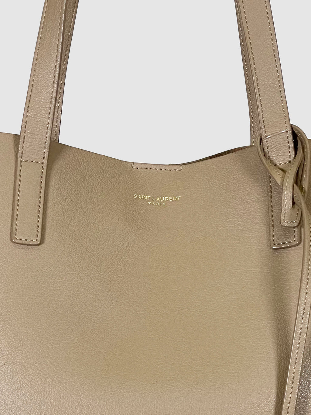 East West Shopping Leather Tote