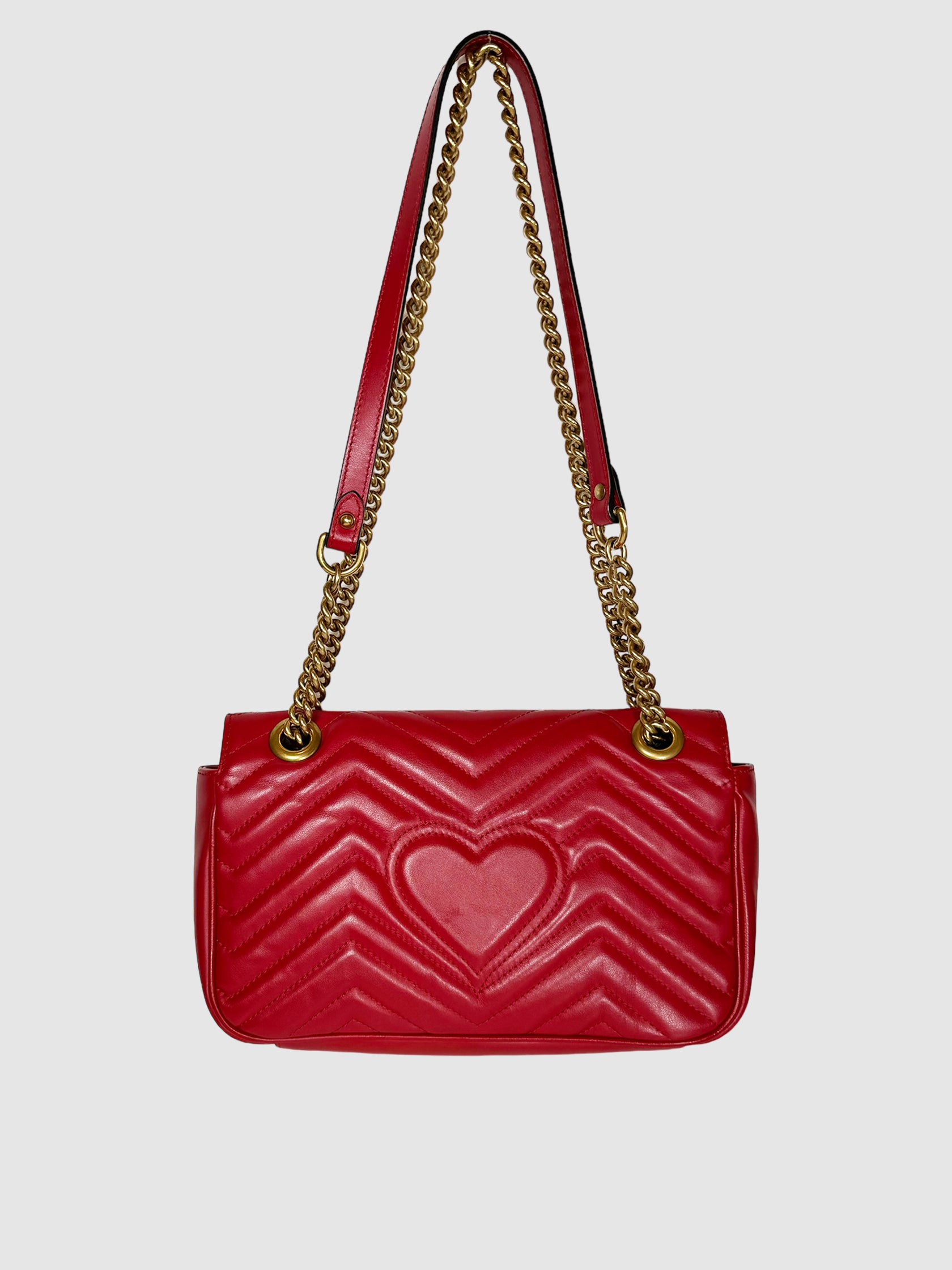 Leather Matelasse GG Marmont Bag