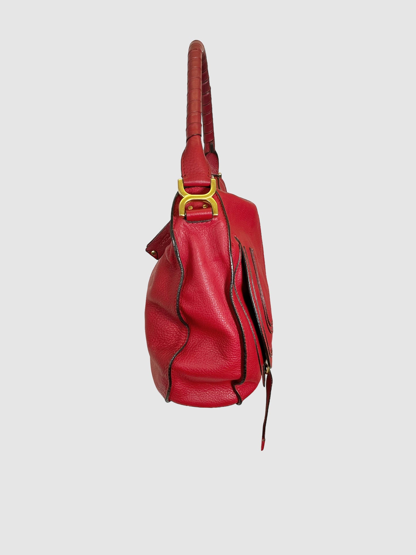 Leather Marcie Hobo Bag