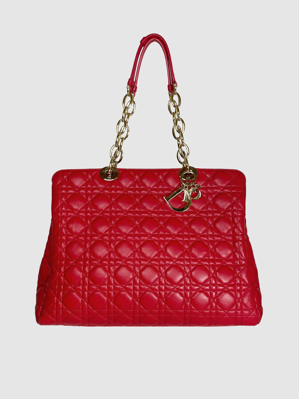 Large Cannage Lady Dior Soft Shopping Tote