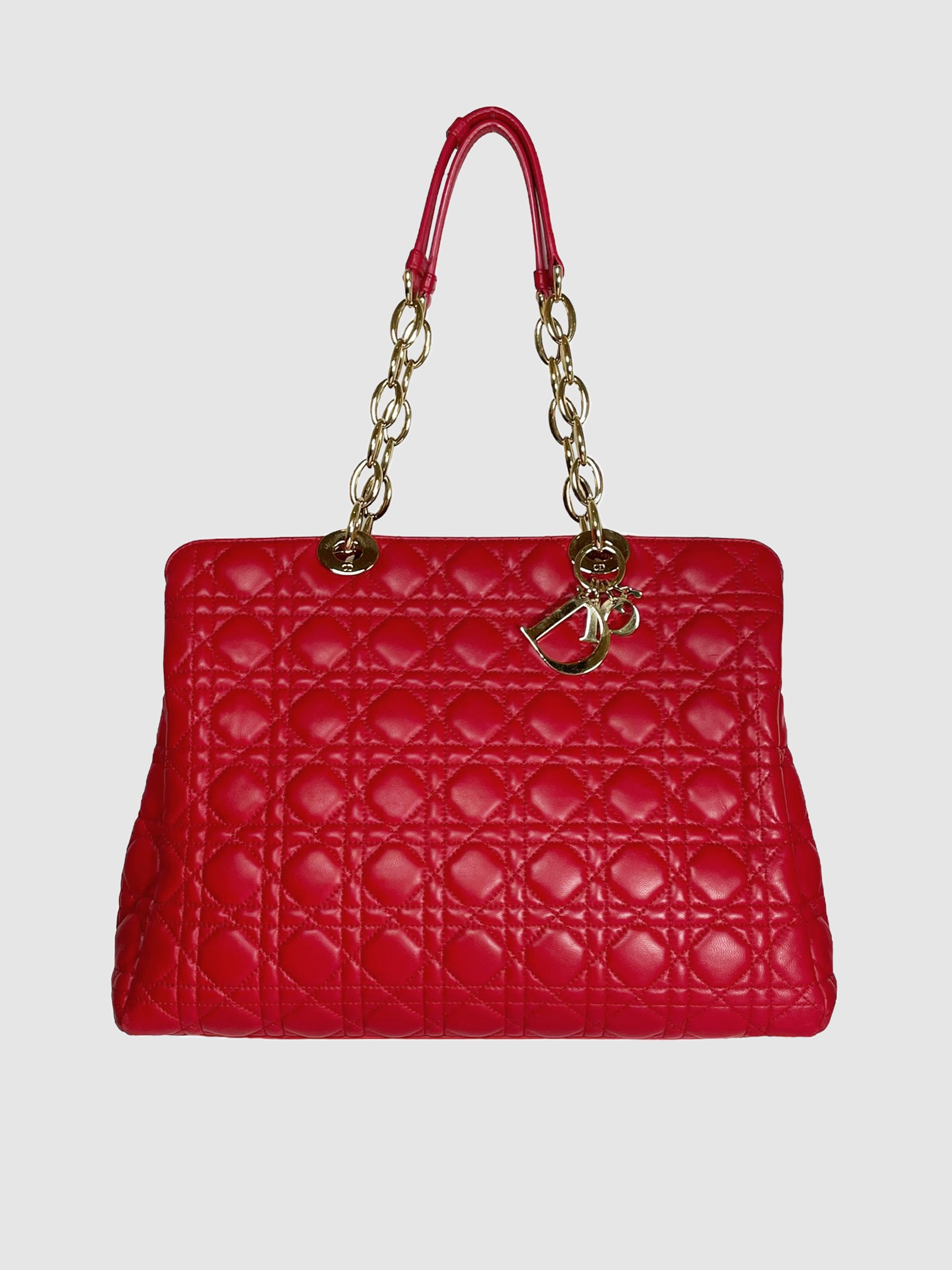 Large Cannage Lady Dior Soft Shopping Tote