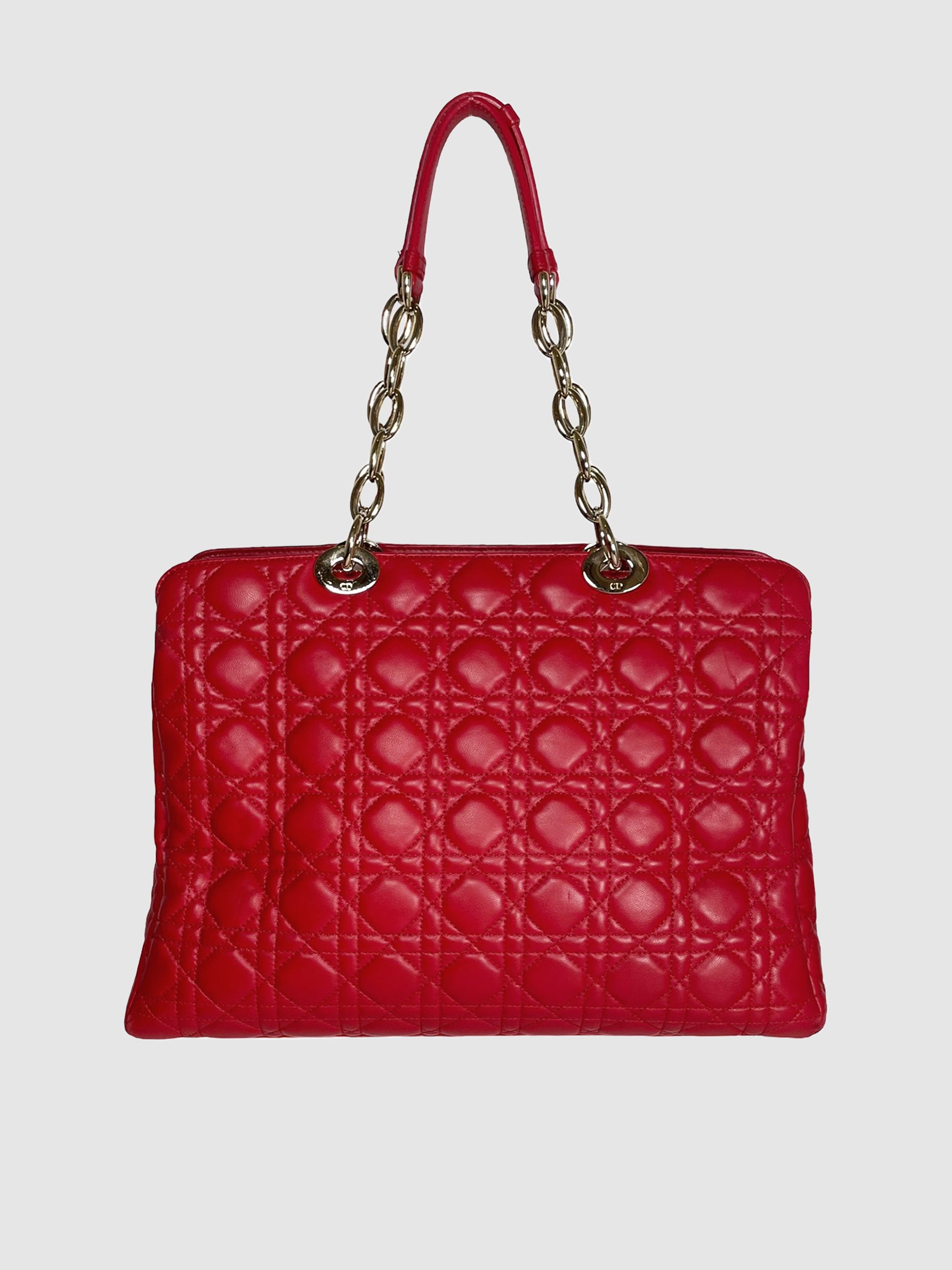 Large Cannage Lady Dior Soft Shopping Tote