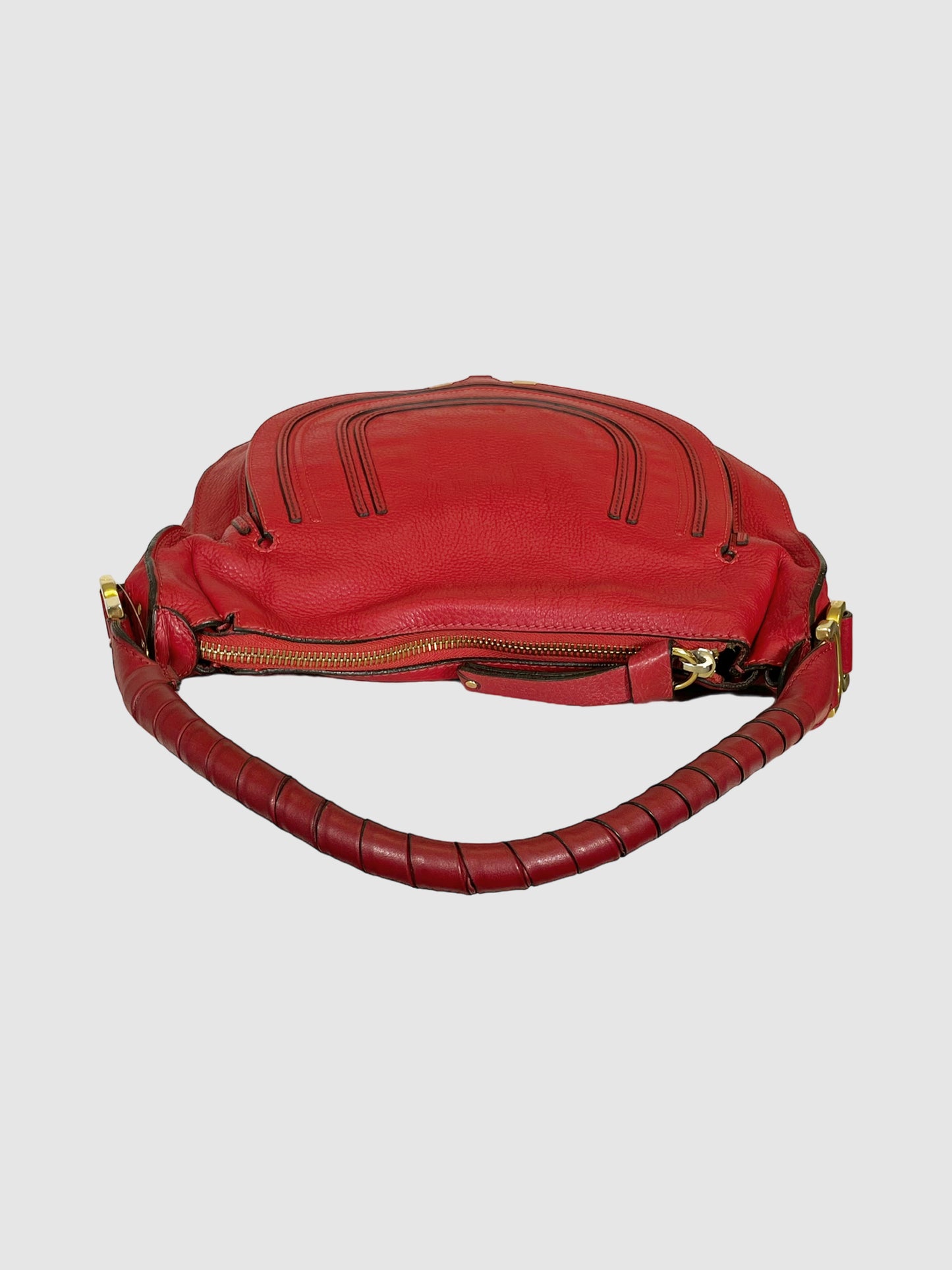 Leather Marcie Hobo Bag