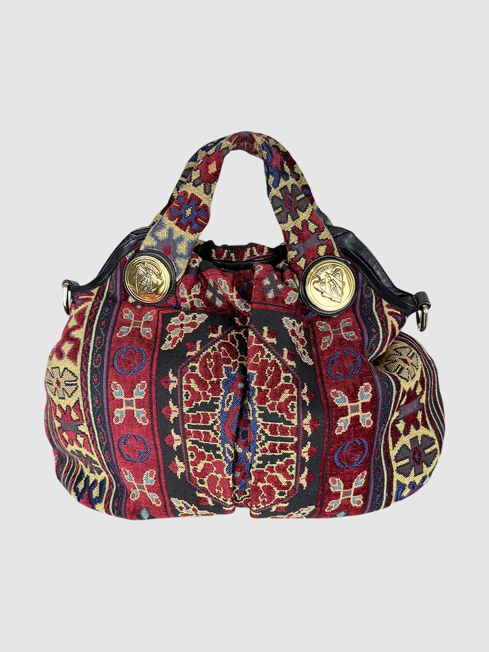 Hysteria Convertible Tapestry Handbag