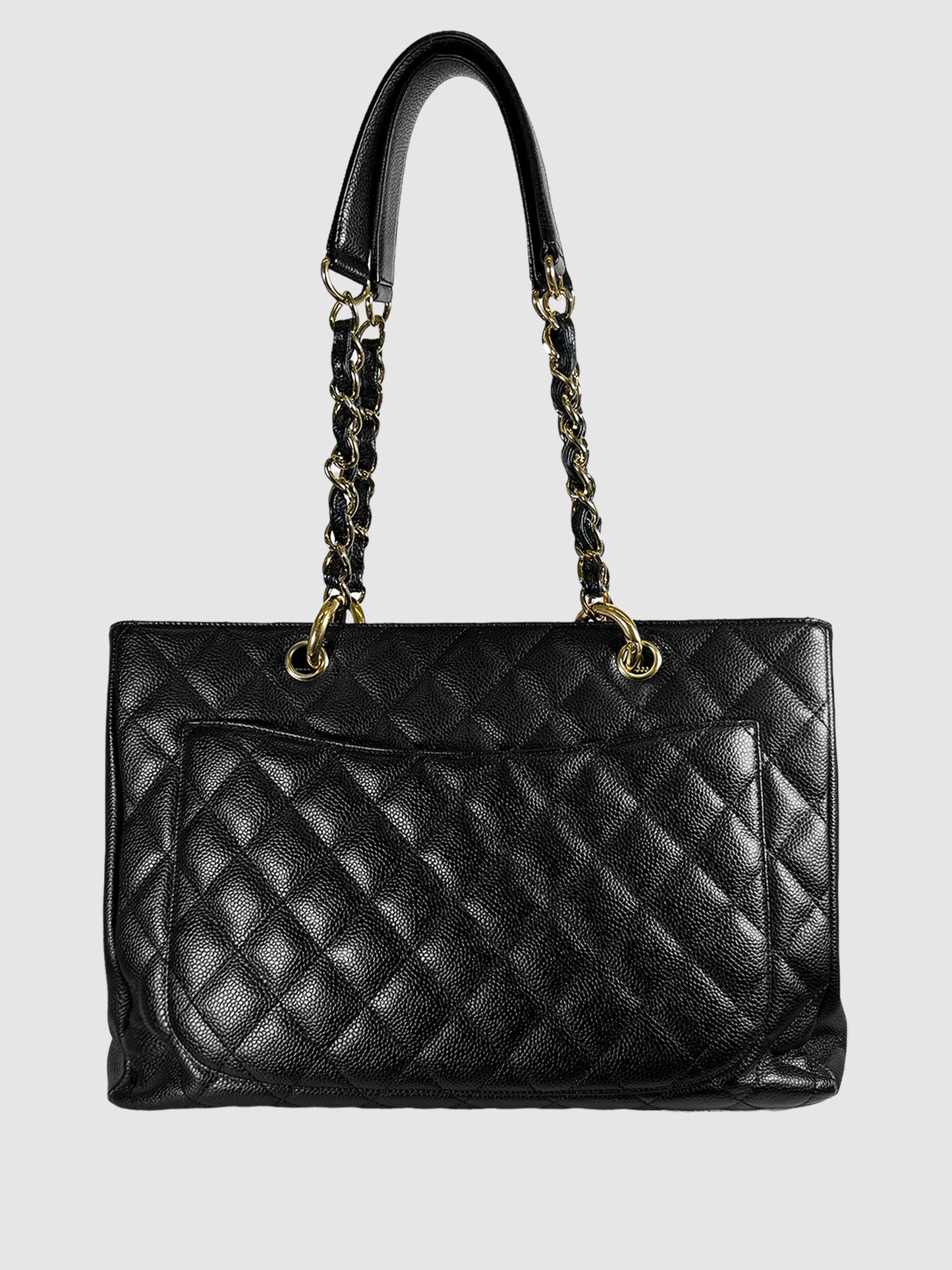 Caviar Quilted Grand Shopping Tote