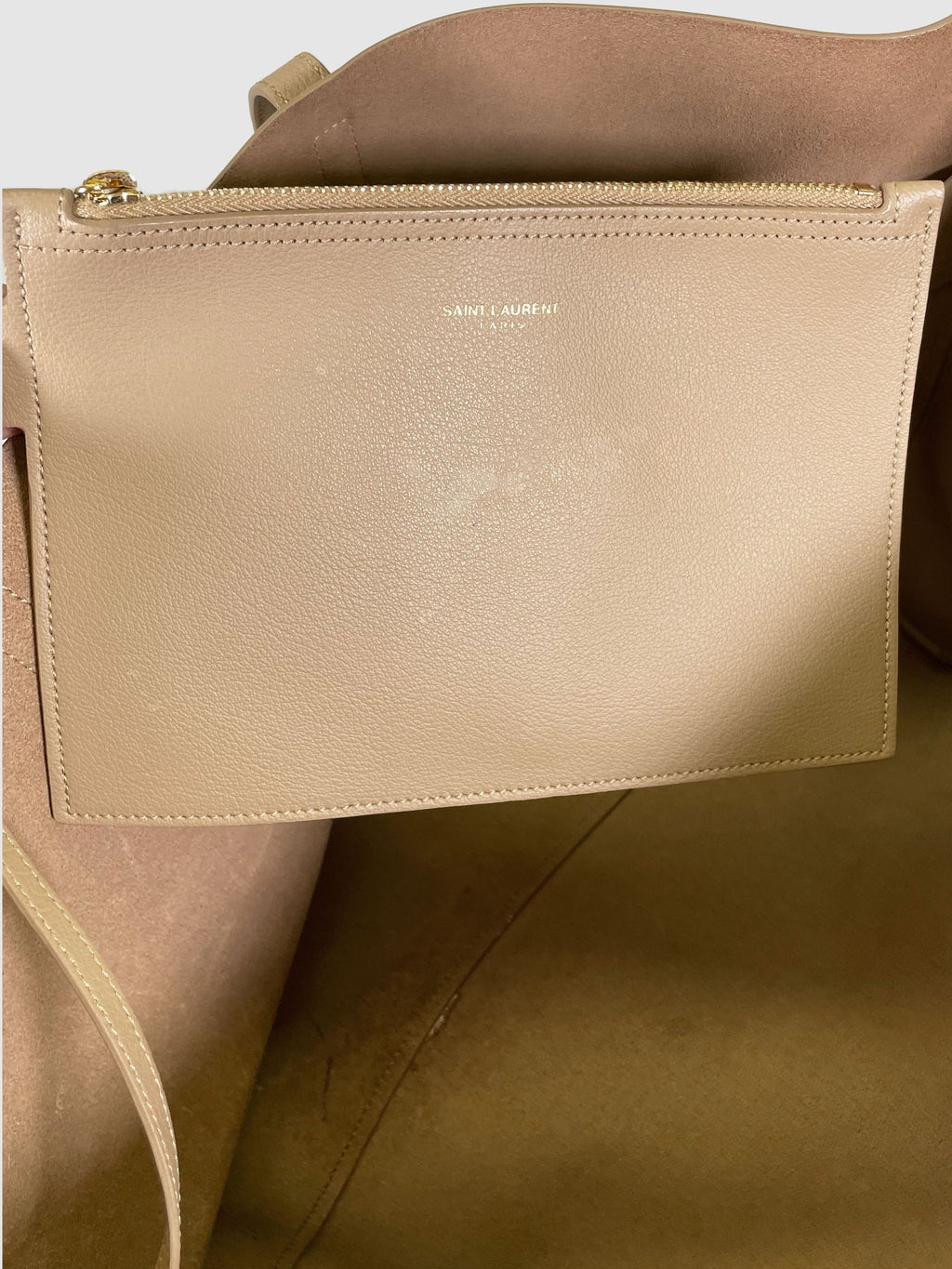 East West Shopping Leather Tote