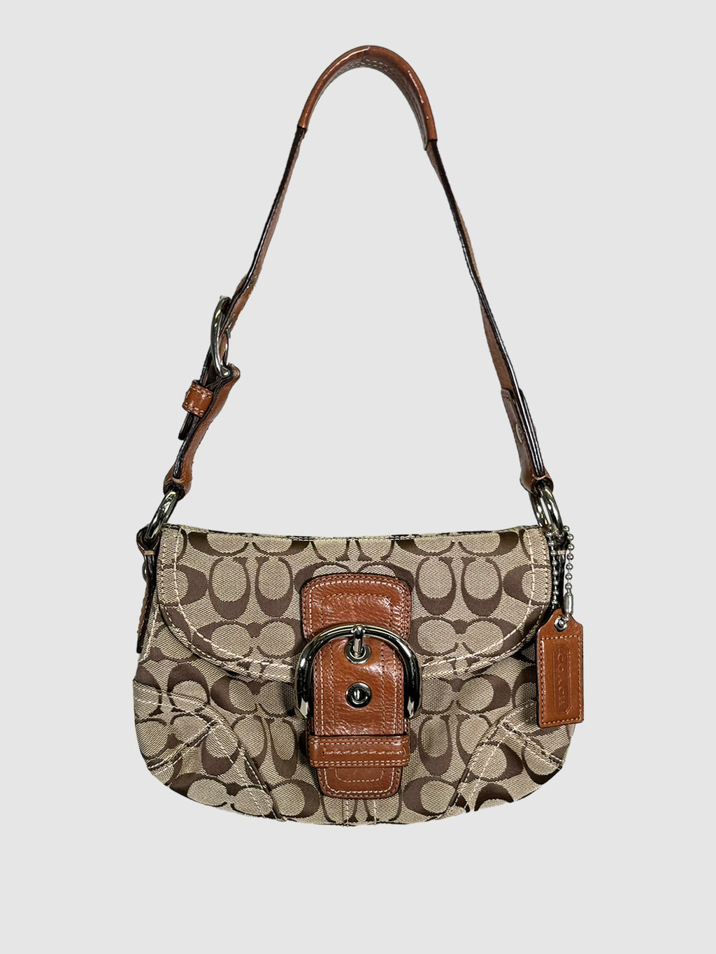 Coach Jacquard Soho Bag Brown