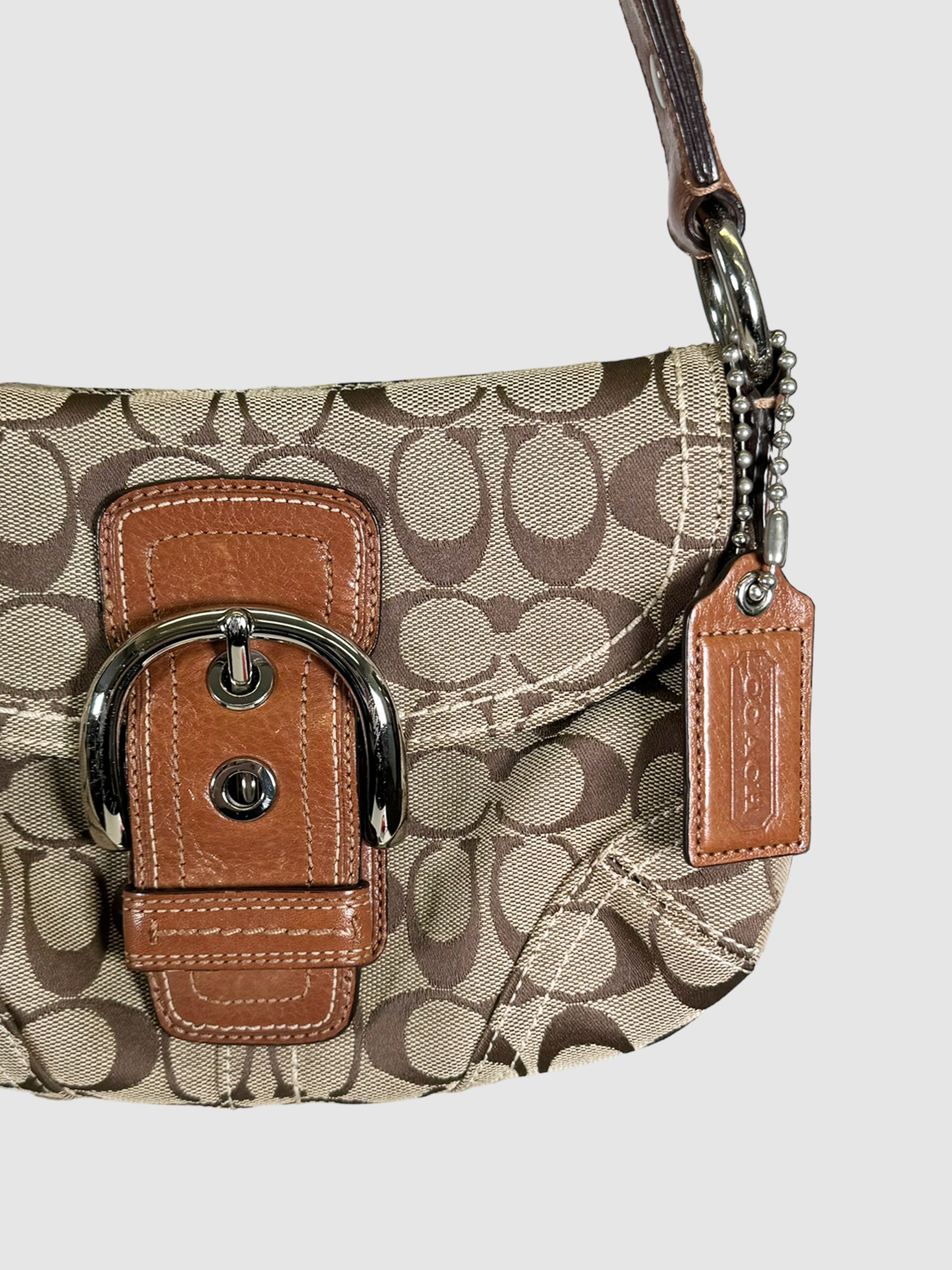 Coach Jacquard Soho Bag Brown