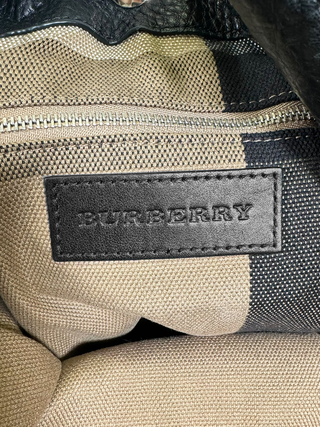 Maidstone Leather House Check Shoulder Bag