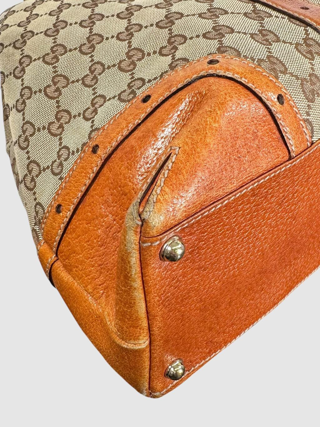 Large Horsebit Glam Shoulder Bag