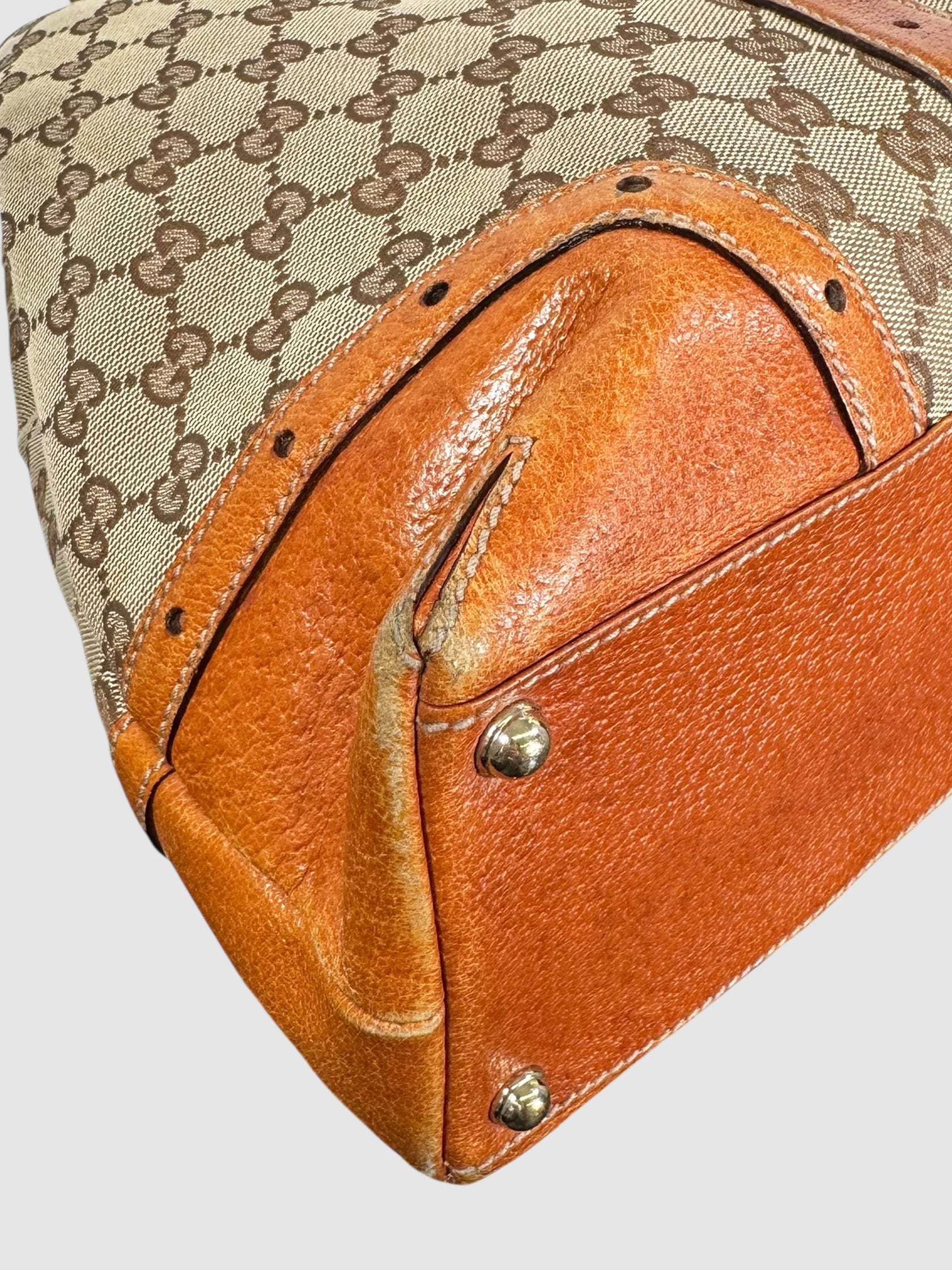 Large Horsebit Glam Shoulder Bag