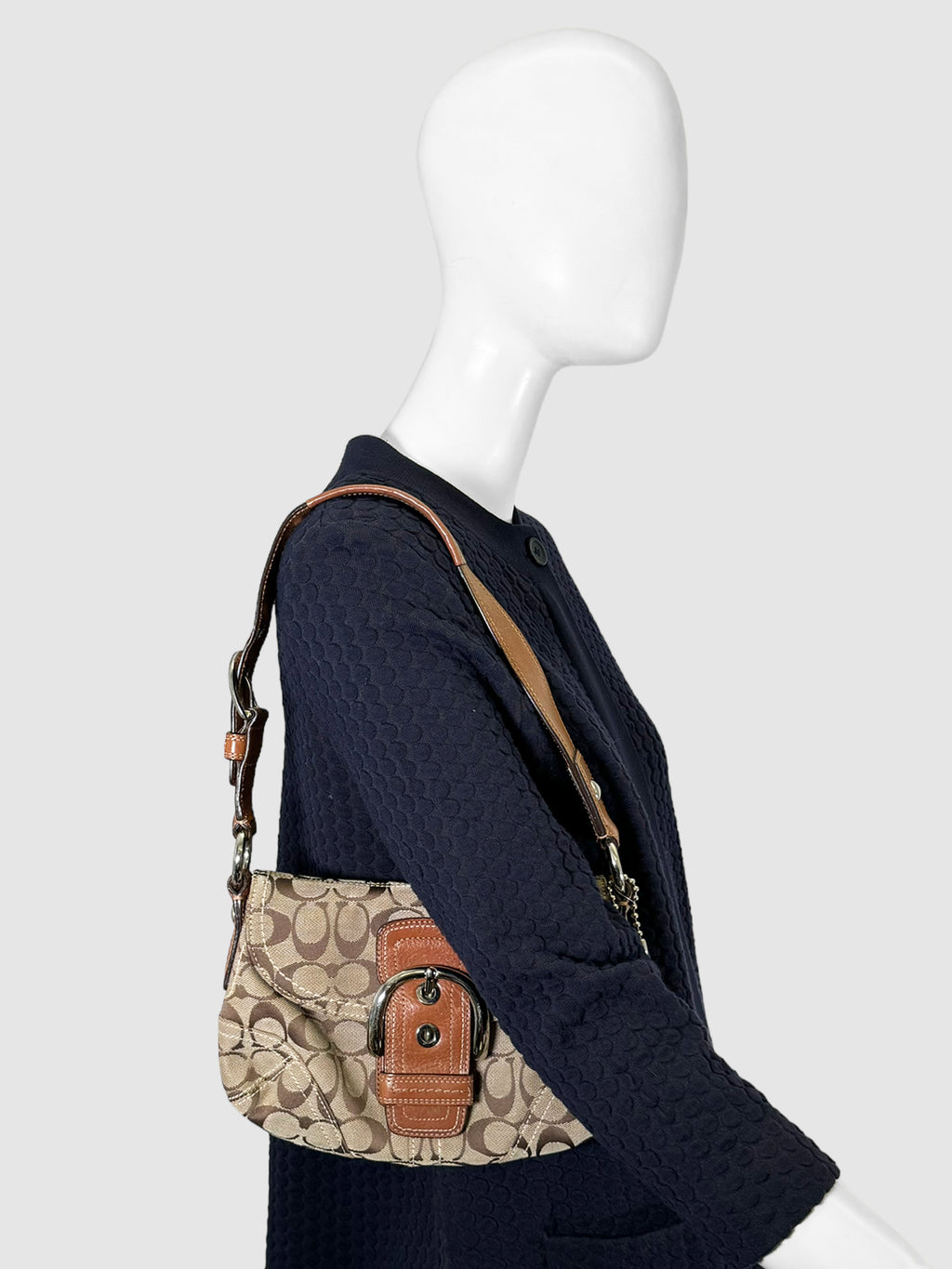 Coach Jacquard Soho Bag Brown