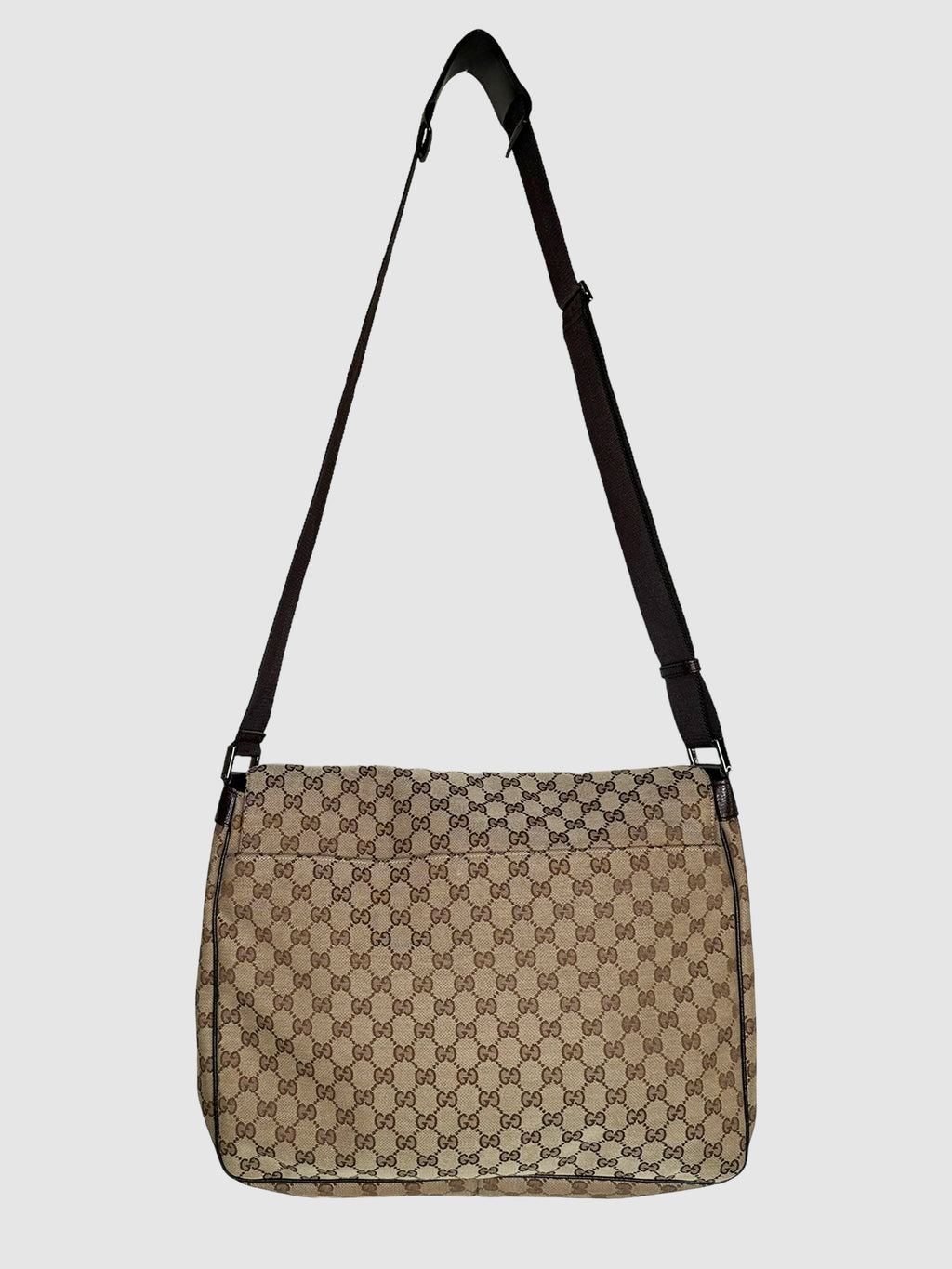 GG Monogram Canvas Messenger Bag