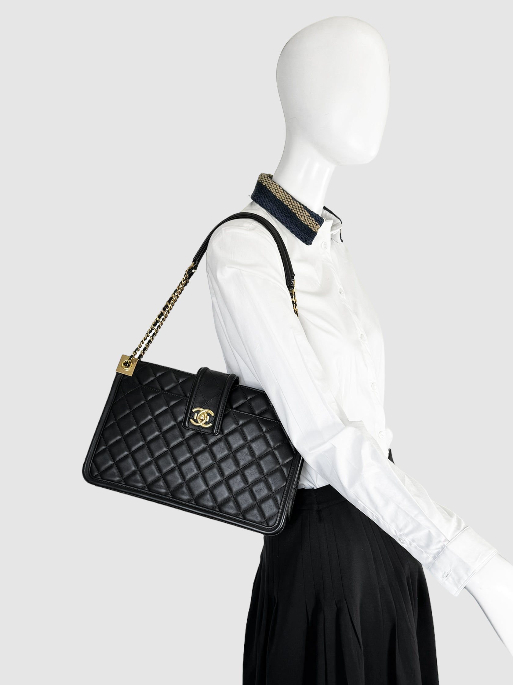 Elegant CC Quilted Tote
