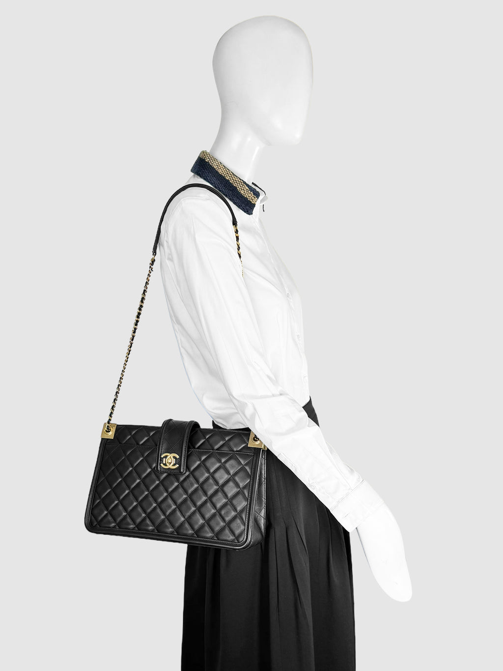 Elegant CC Quilted Tote